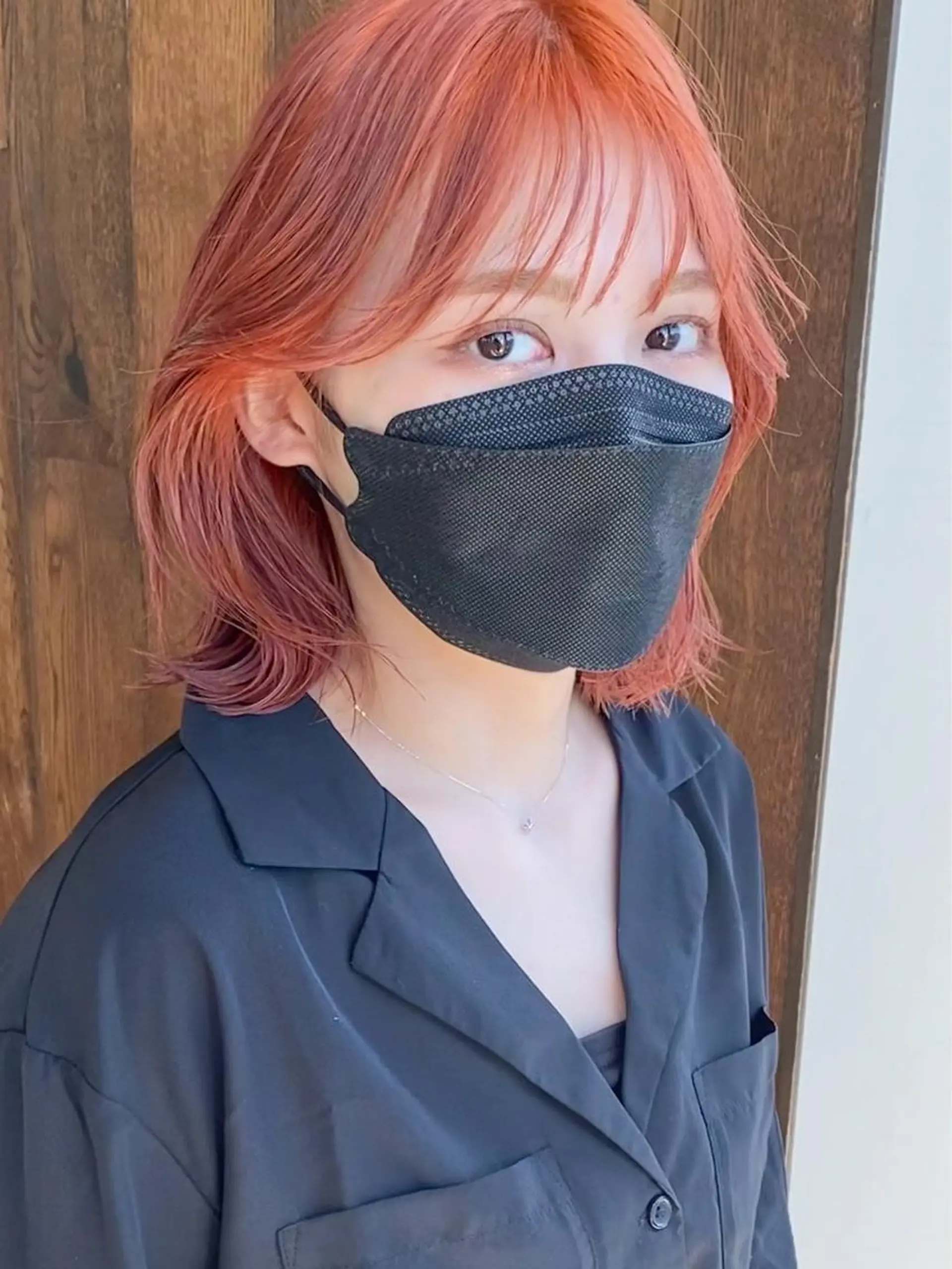 ミディアム くびれヘア 顔周りカット 小顔カット トリートメント カット ヘアカラー トリートメント 【1日2名様限定】 AFLOAT白川雄副のヘアスタイル