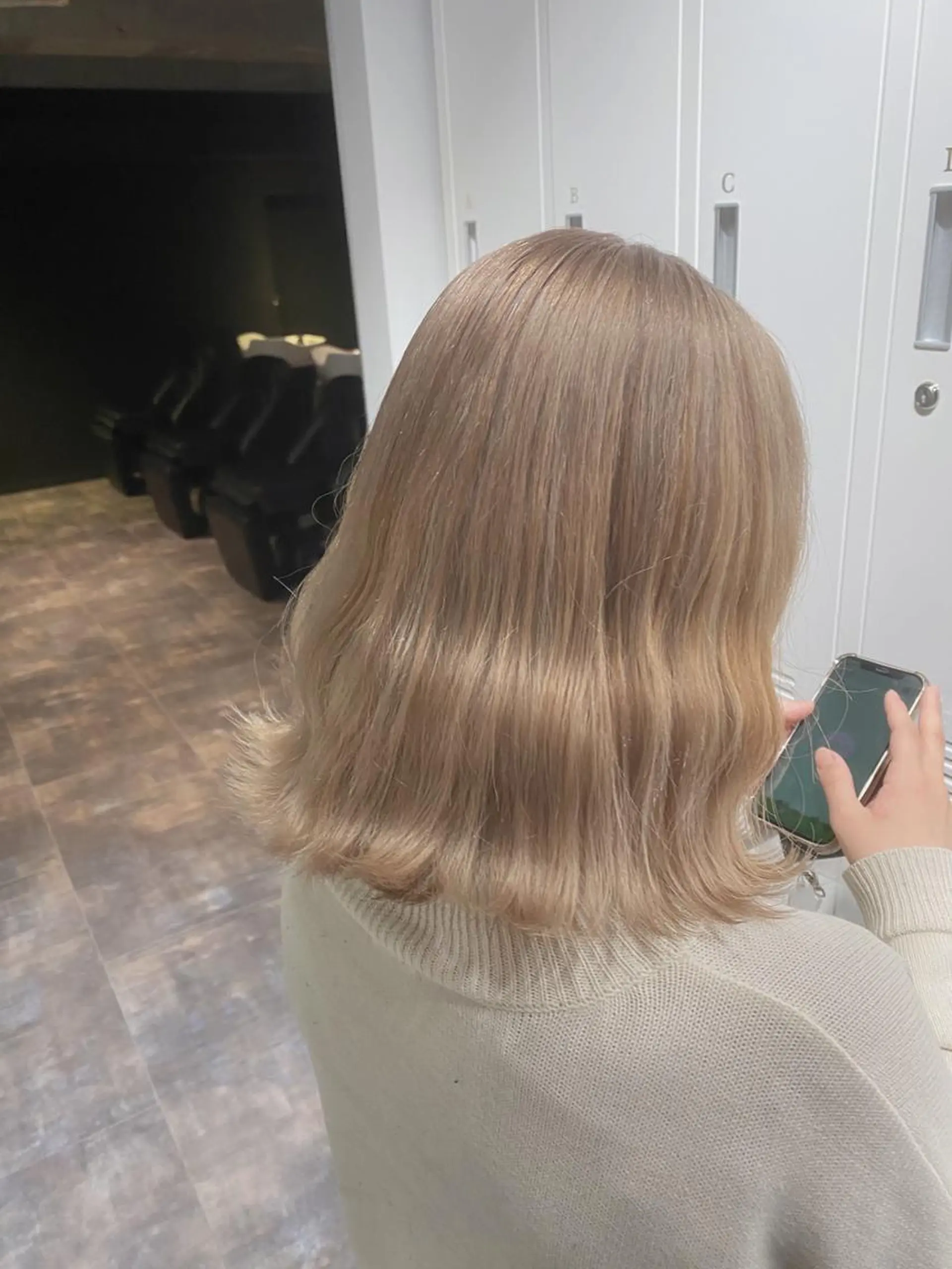 ミディアム カラー esu天満所属・esu 天満のヘアスタイル