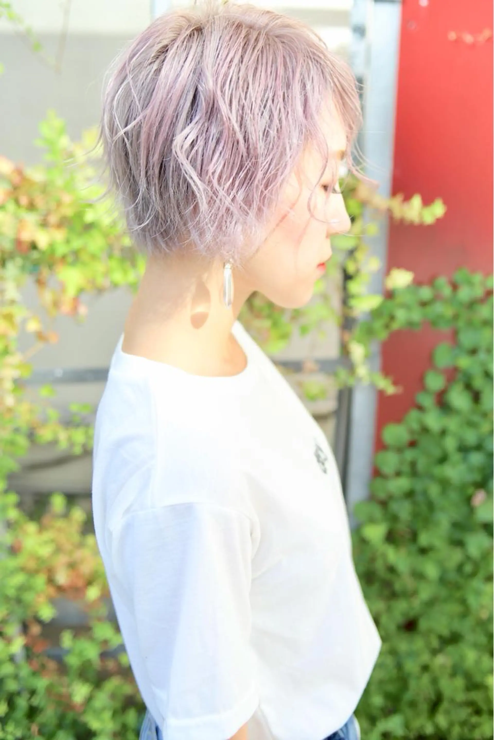 ショート カット ヘアカラー corr所属・🍎🎁鈴木翔大 Englishokのヘアスタイル