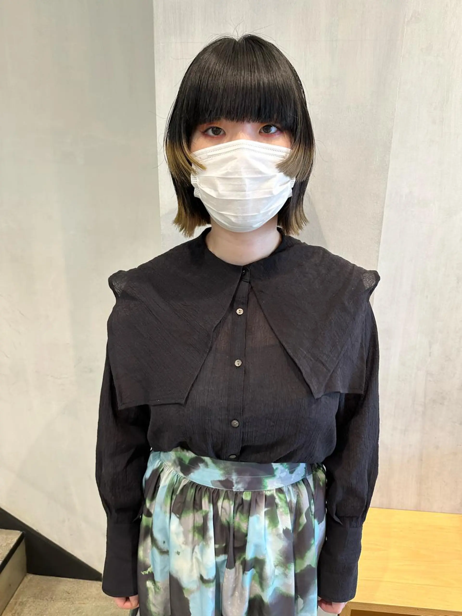 ショート カラー ミゾブチ ユリカのヘアスタイル