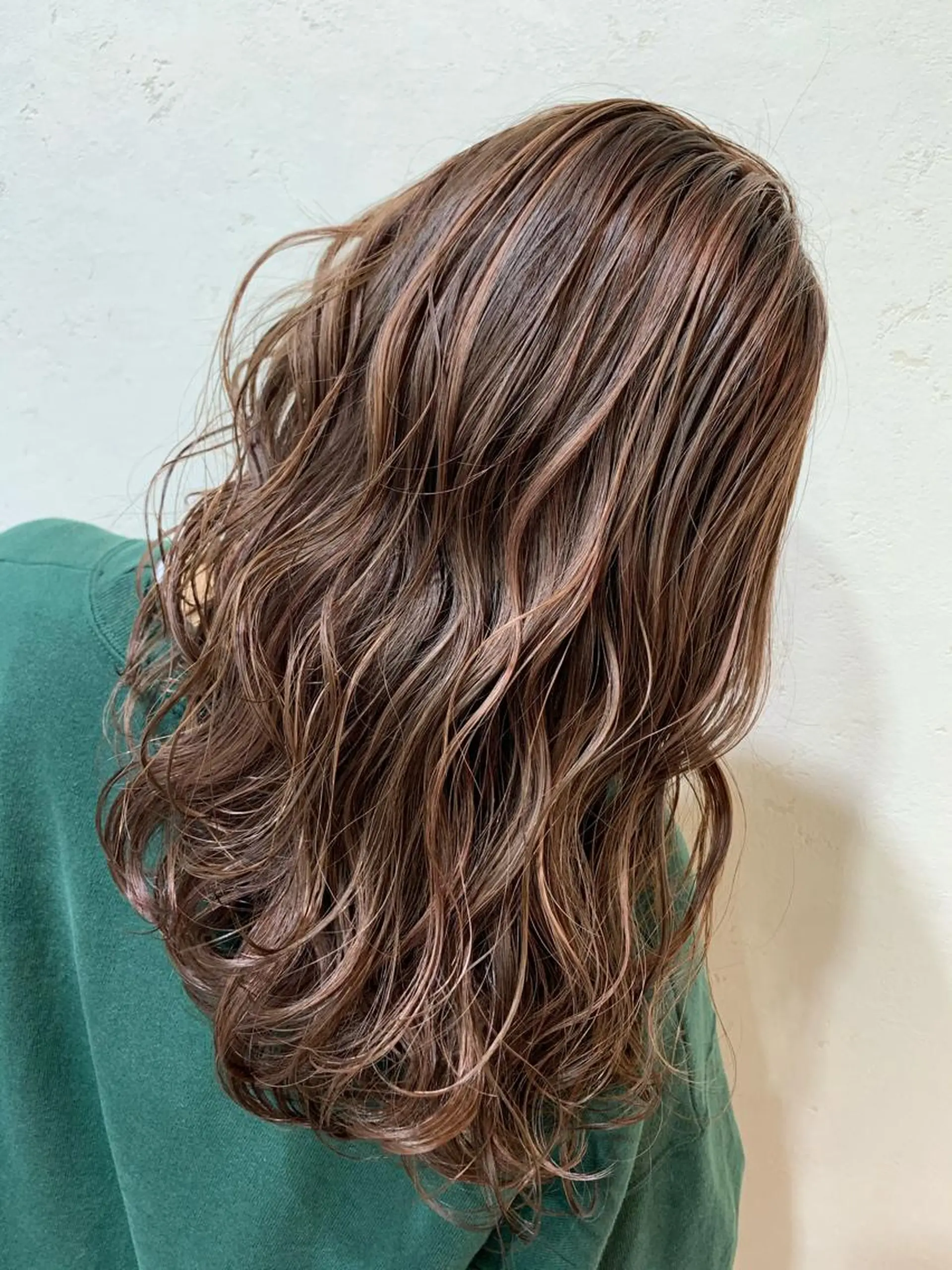 セミロング カラー ヘアカラー トリートメント 天野 開のヘアスタイル