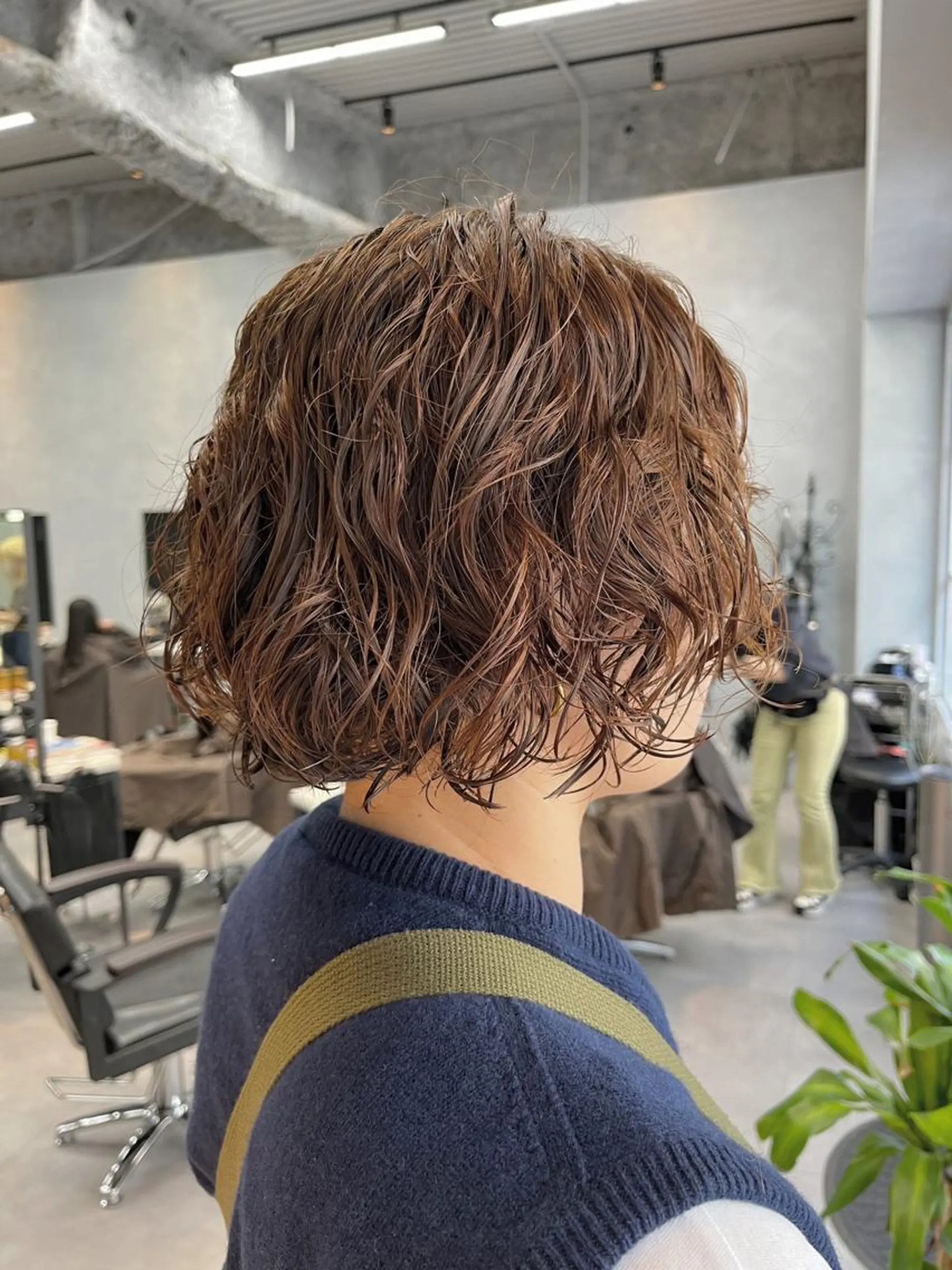 パーマ カット パーマ 🦩レイヤー|透明感 カラー🦩makoのヘアスタイル