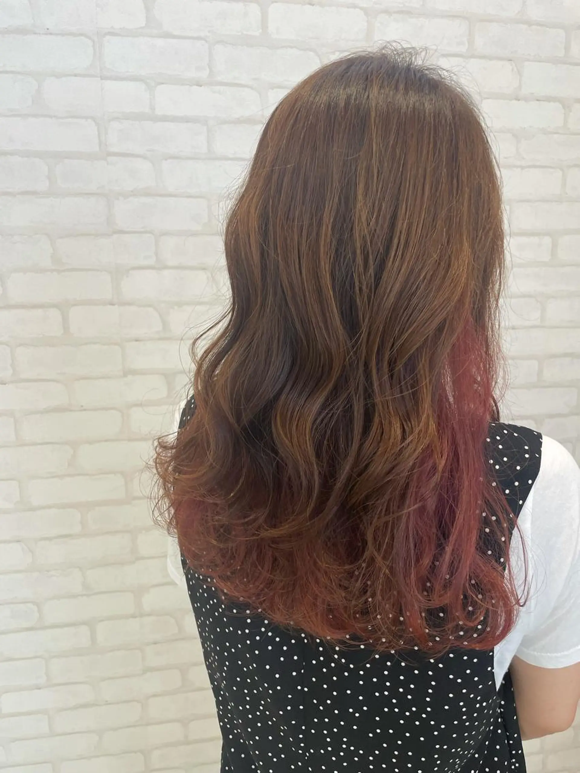 ロング カラー インナーカラー 巣鴨髪質改善サロン 🌈NONOKAのヘアスタイル