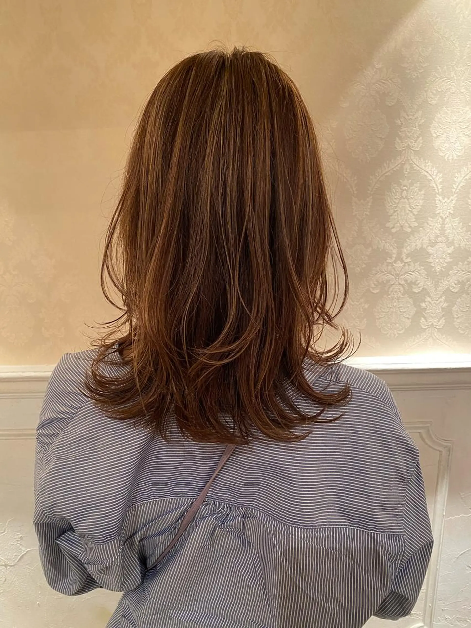 ミディアム カラー カット ヘアカラー 髪質改善／美髪矯正 林田和真のヘアスタイル