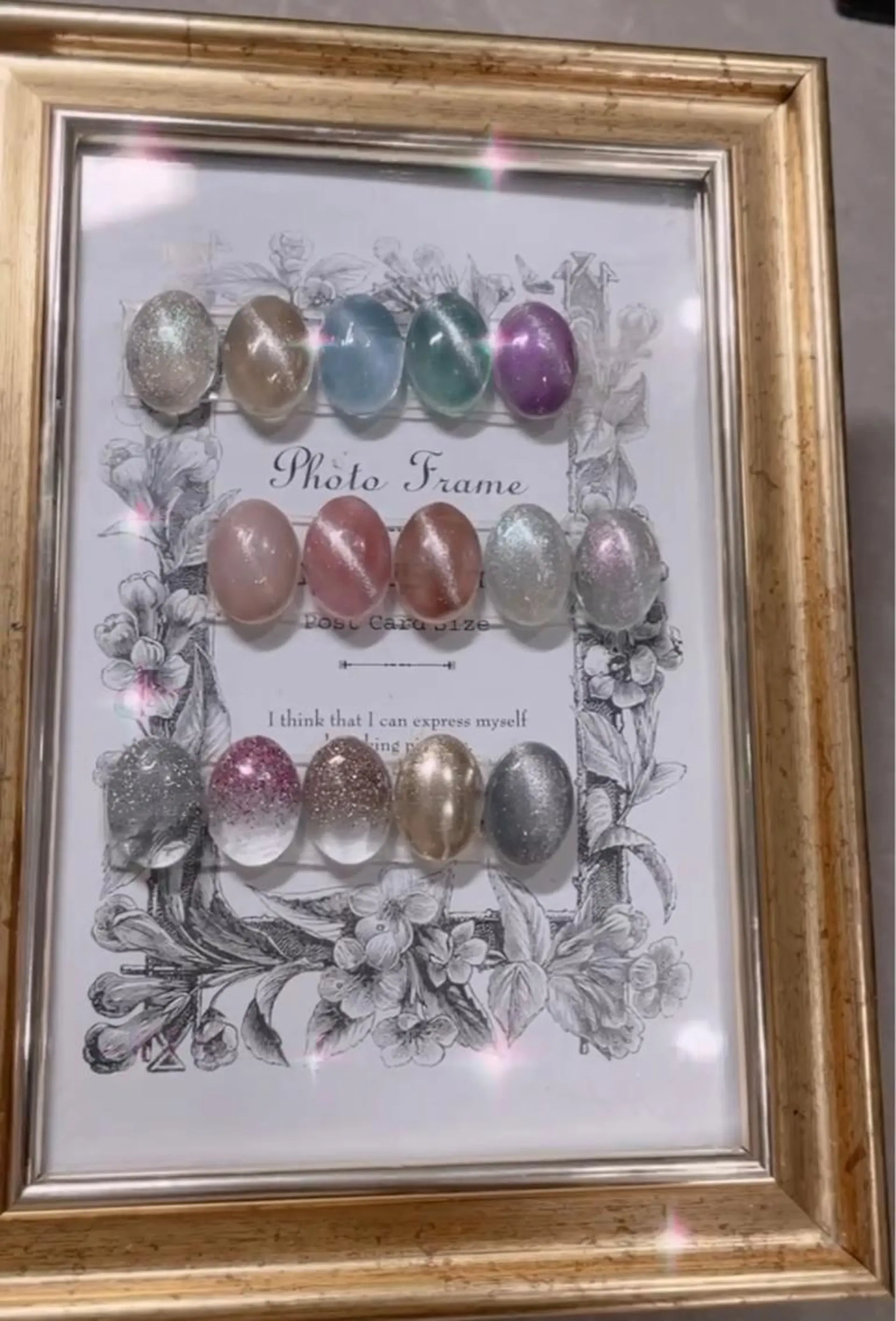 ネイル フラッシュネイル マグネットネイル ミラーネイル ハンドネイル フットネイル LINXS aosaのネイルデザイン