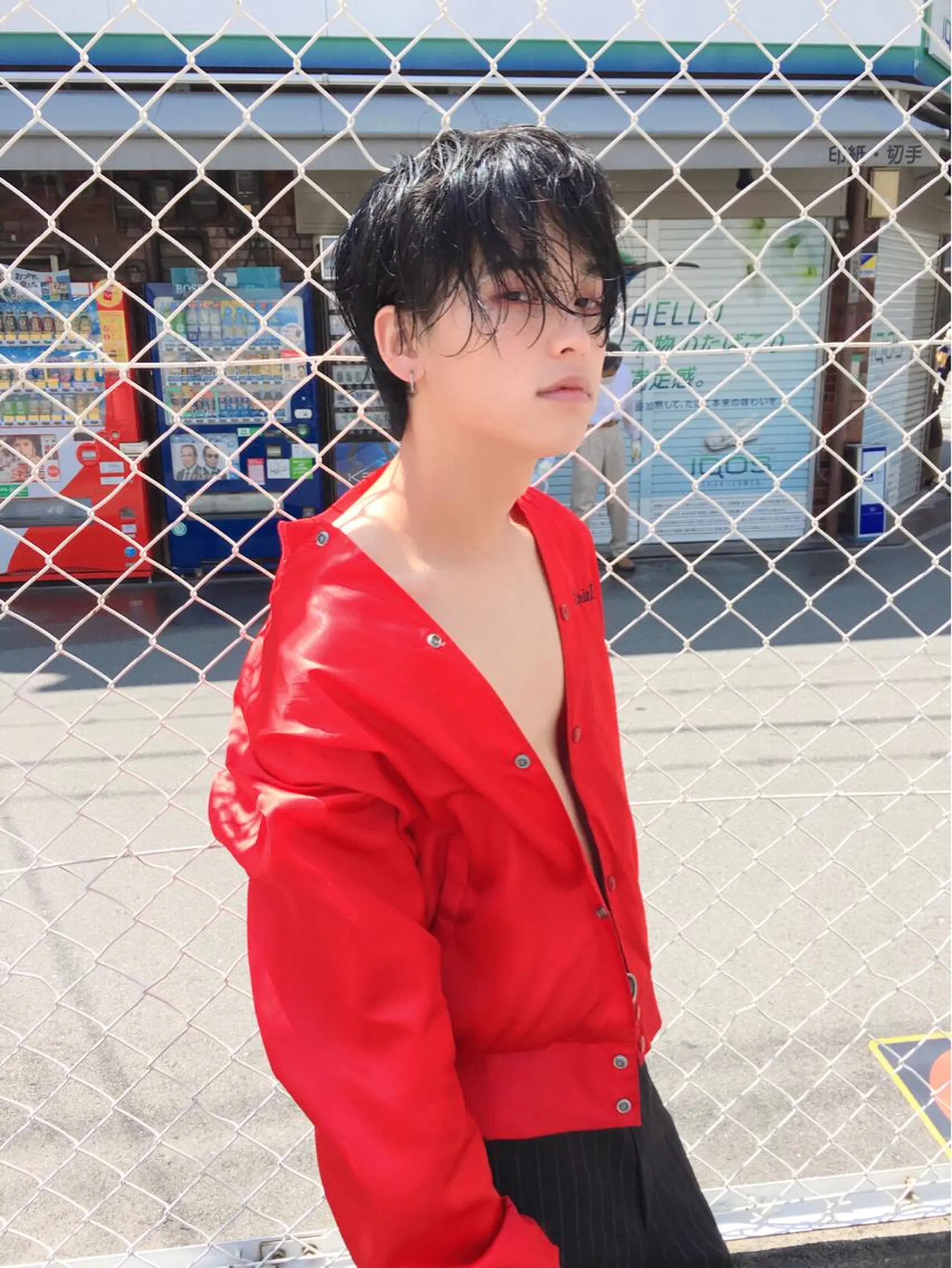 ミディアム パーマ メンズ As hair所属・柔らか垢抜けｶﾗｰと ｶｯﾄ🫧ASUKAのヘアスタイル