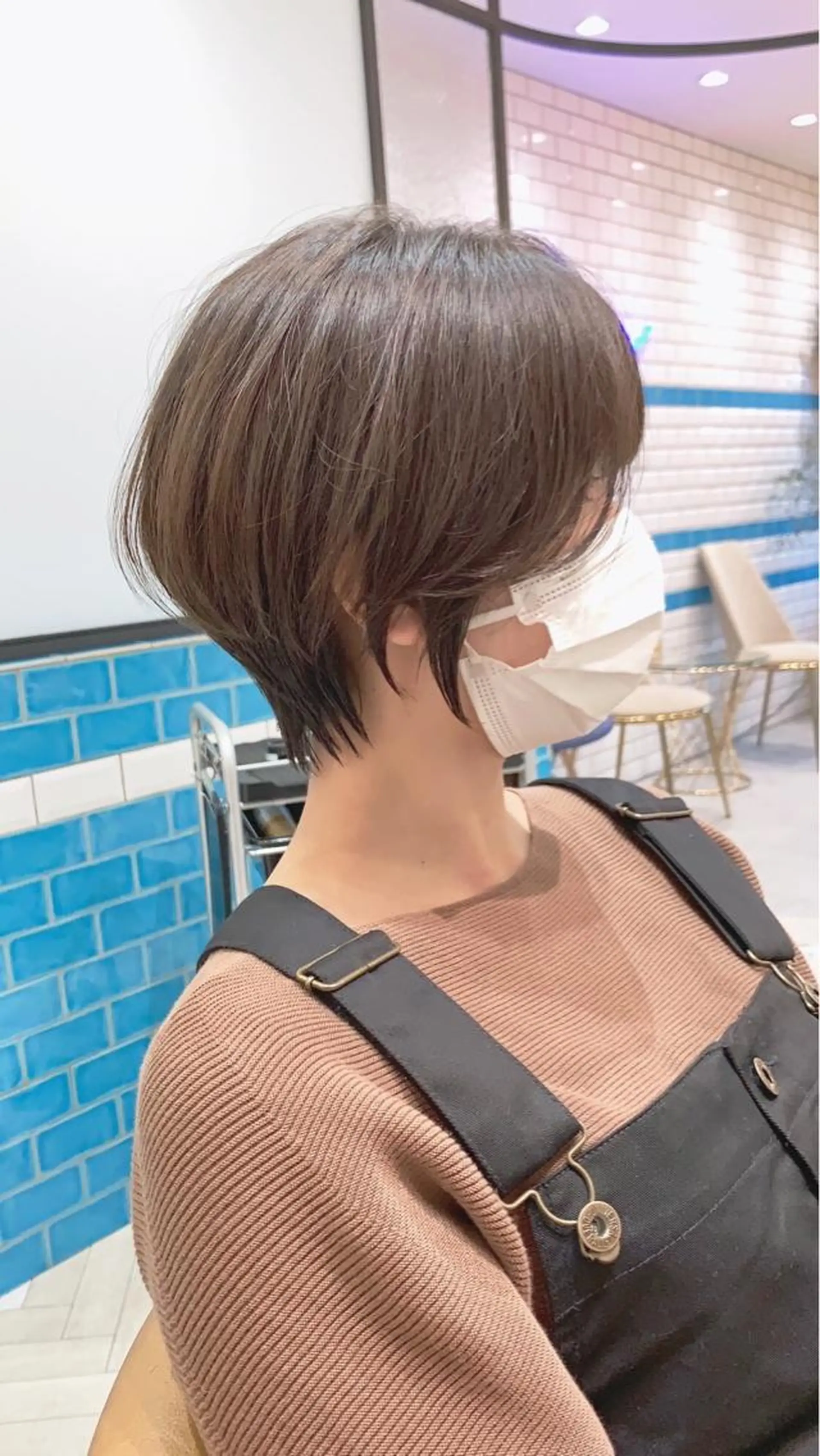 ショート カラー 新宿/韓国レイヤー 髪質改善カラー/角所のヘアスタイル