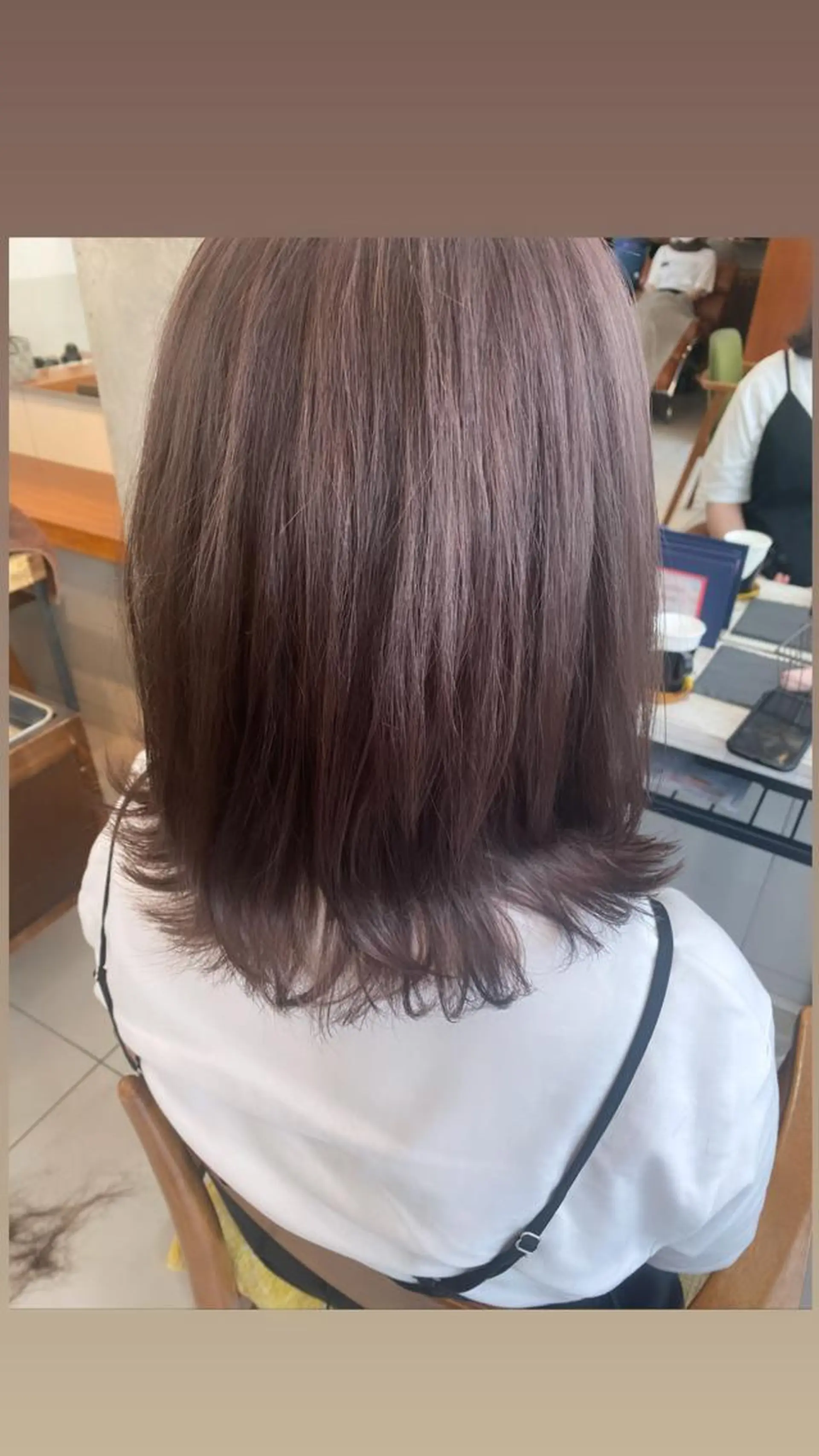 カラー ブリーチ 透明感カラー グレージュ カット ヘアカラー トリートメント 艶カラー/耳つぼ/ 渡辺奈緒のその他イメージ