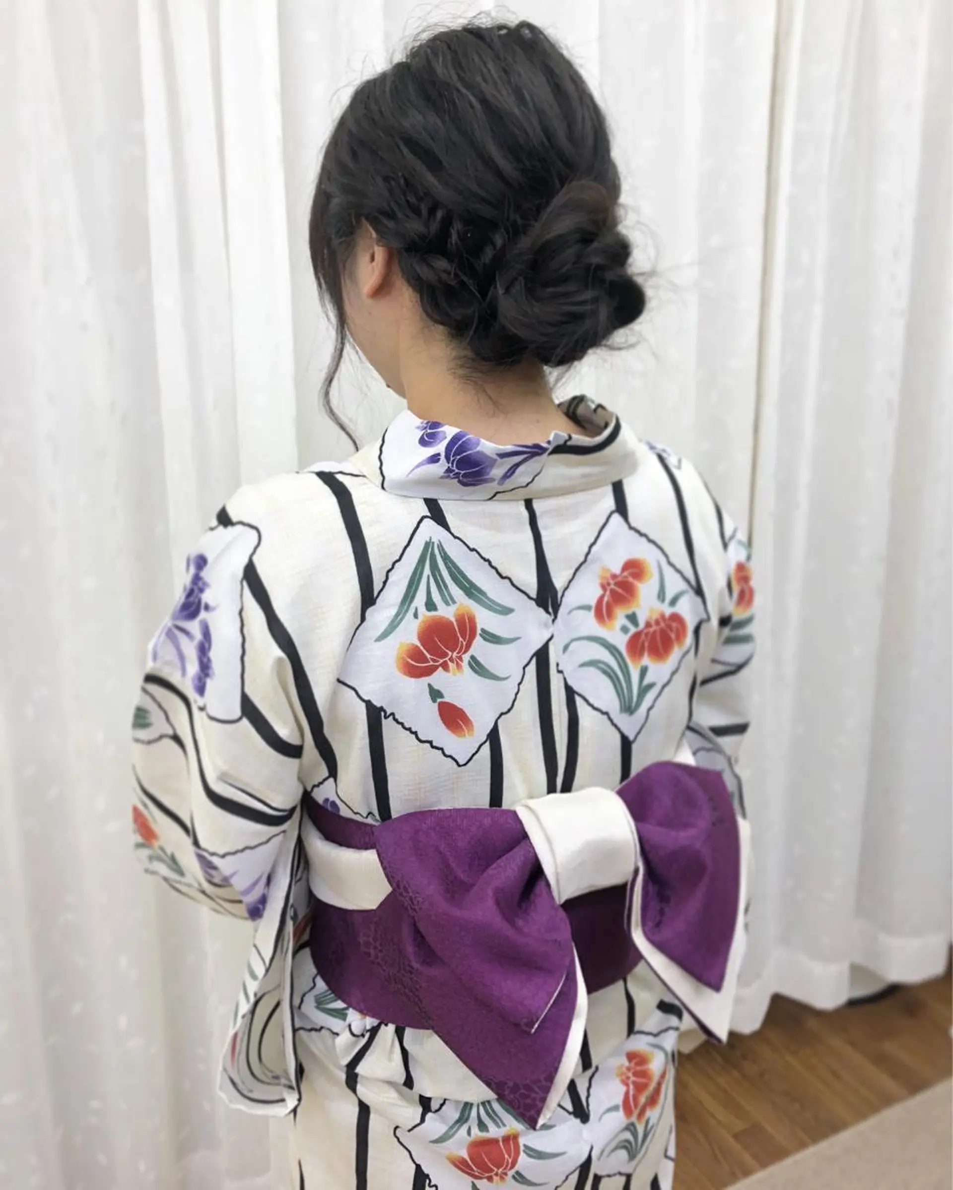 ヘアアレンジ 着付け MOLLA 浅香山店所属・谷口ゆめ/縮毛矯正/ 大人女子/眉ワックスのヘアスタイル