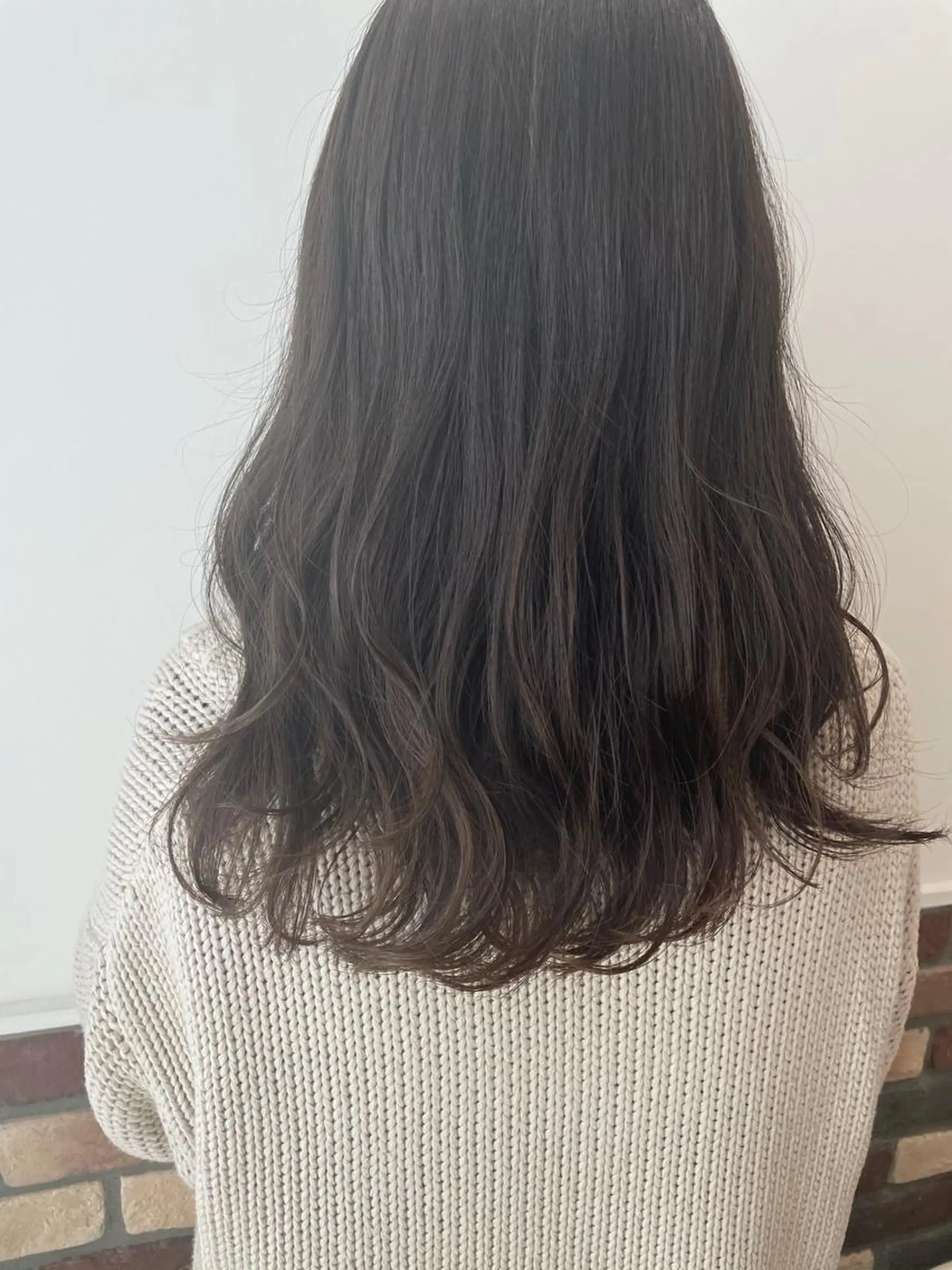 セミロング ヘアカラー トリートメント 中井 茅佳のヘアスタイル