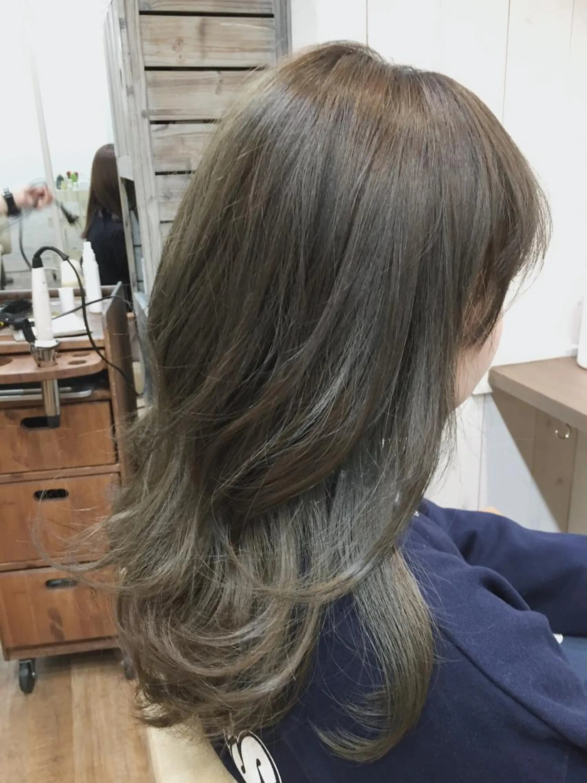 セミロング カラー 透明感カラー ダブルカラー ◇おの あすか◇のヘアスタイル