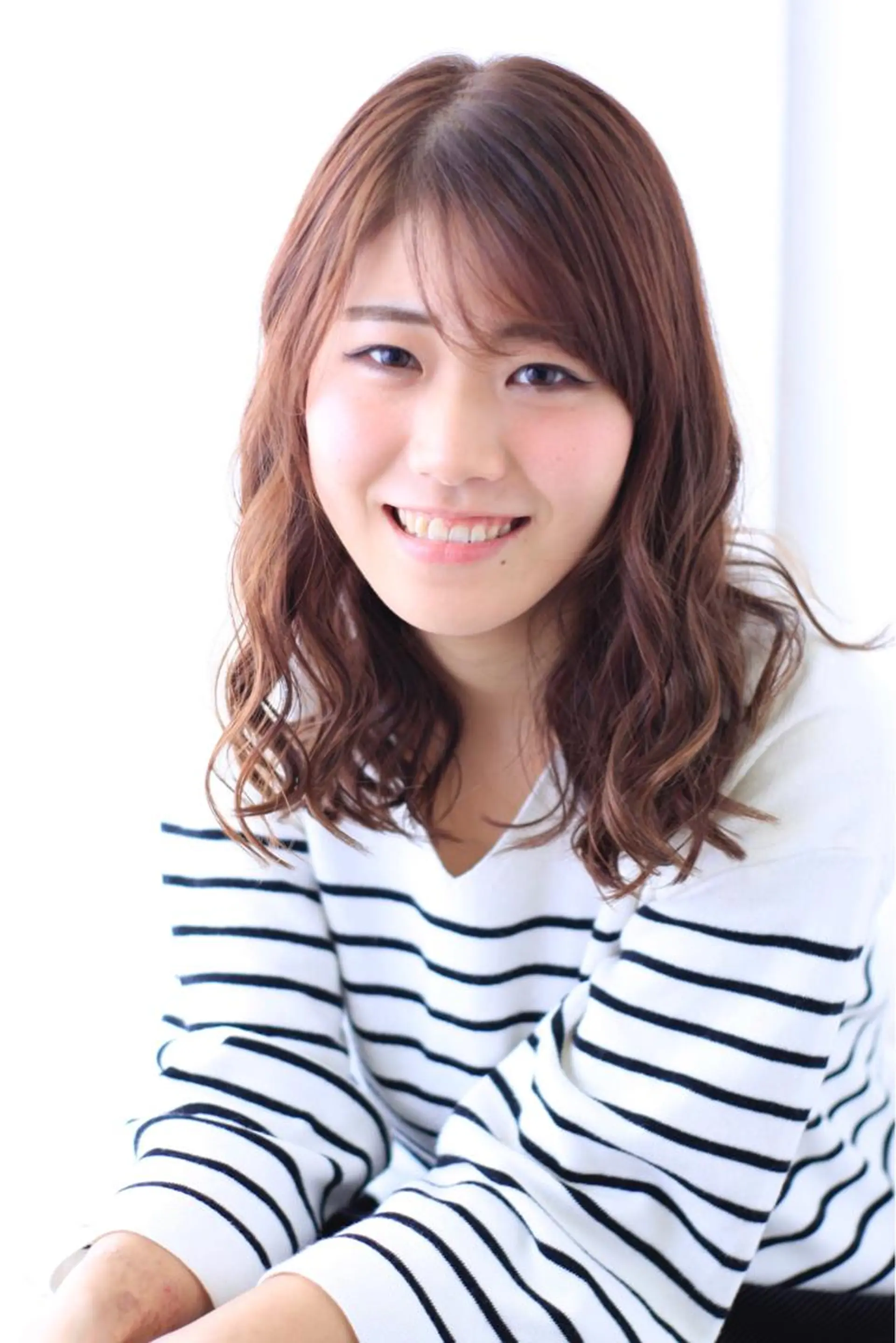 セミロング カット パーマ Ash 武蔵境店のヘアスタイル