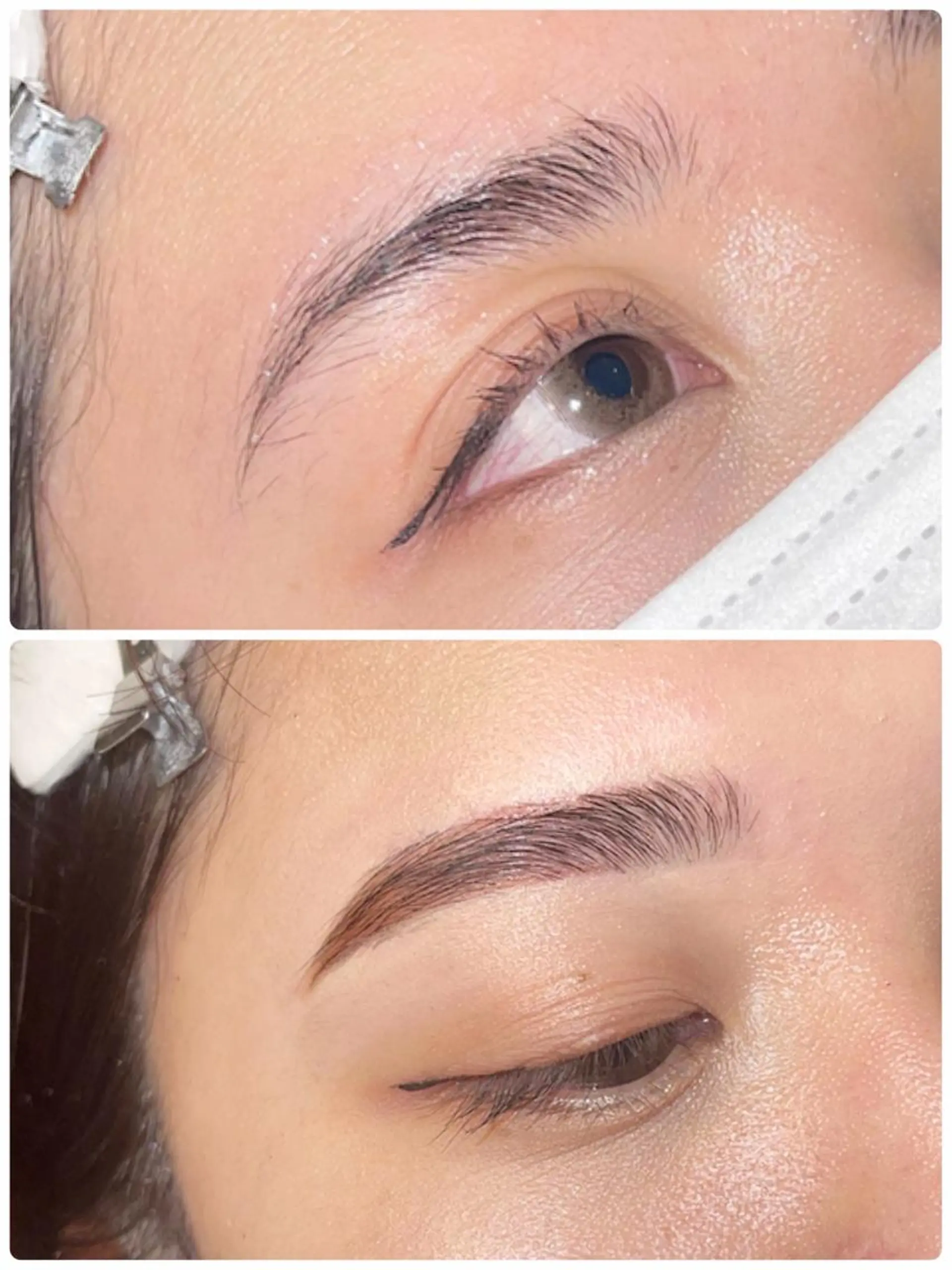 アイブロウ ハリウッドブロウリフト ダブルカラー /まつ毛パーマ🎀のヘアスタイル