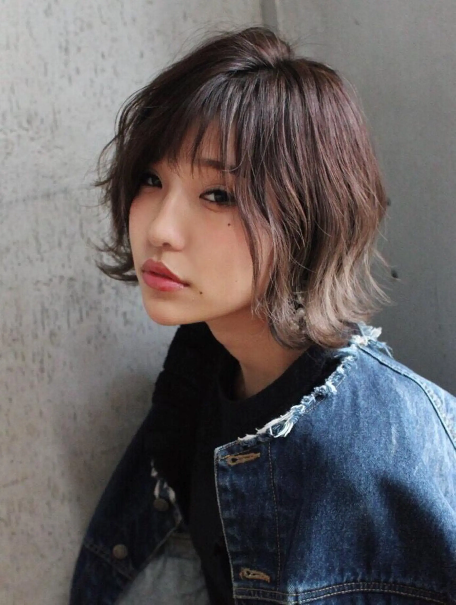 ショート カラー アッシュ グラデーションカラー ラベンダーカラー ラベンダーアッシュ ショートヘア Cuon所属・✨ご新規様のみ✨ ウンノのヘアスタイル