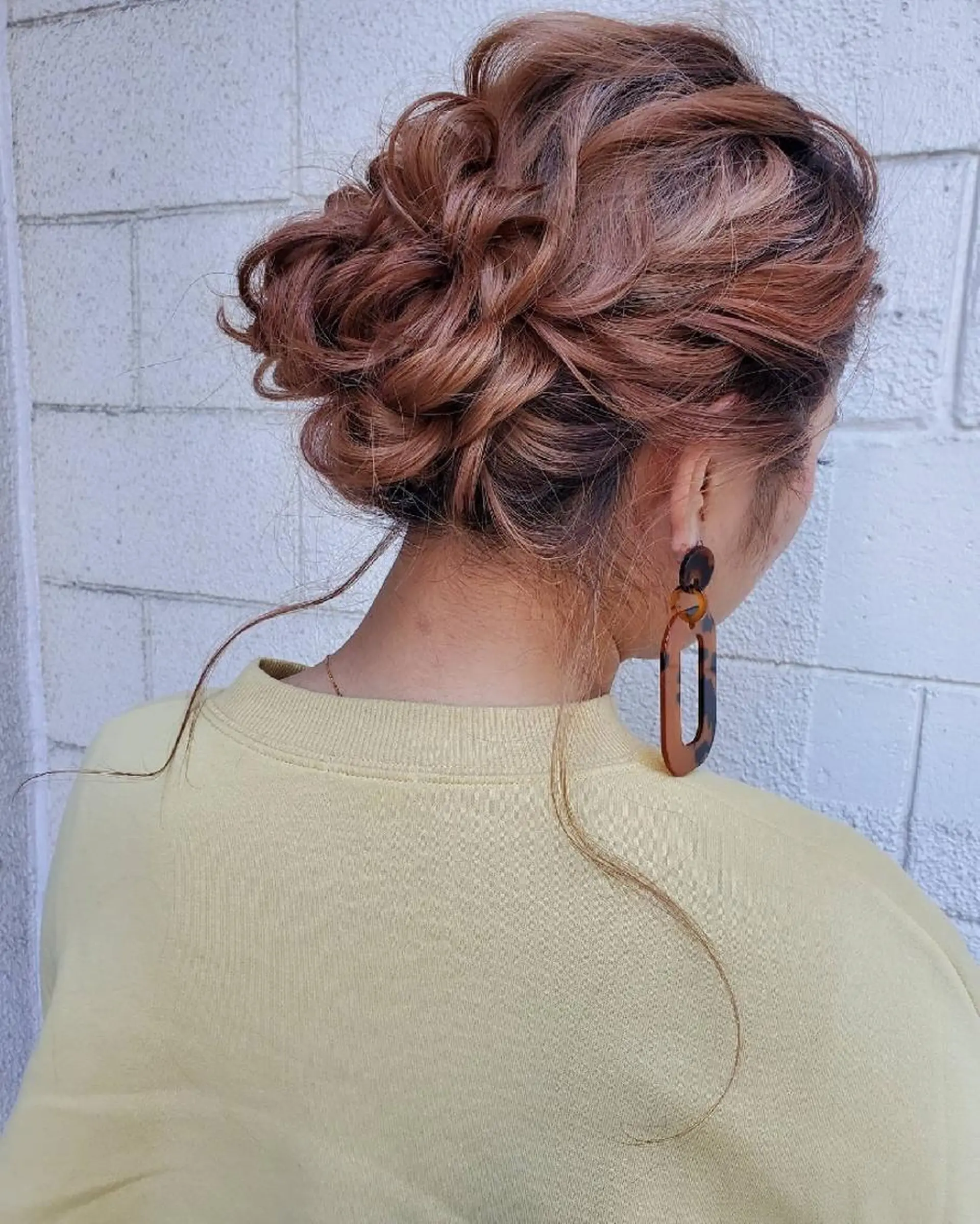 ミディアム ヘアアレンジ 難波/白髪ぼかし/ KAORIのヘアスタイル