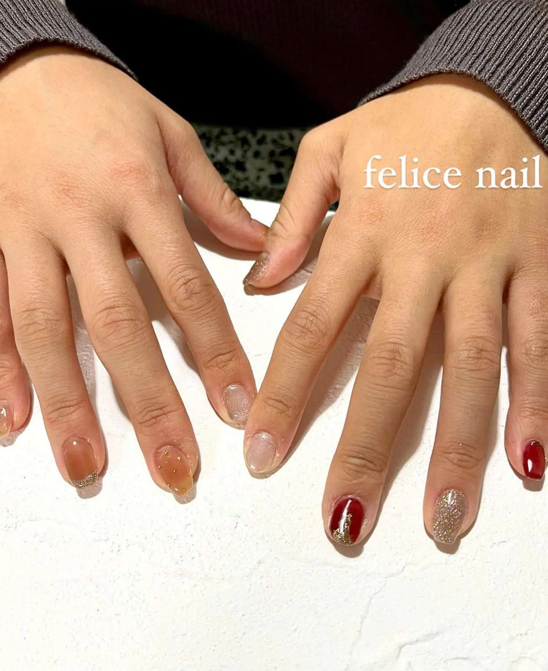 ネイル ドット ガーリー felice nailのネイルデザイン