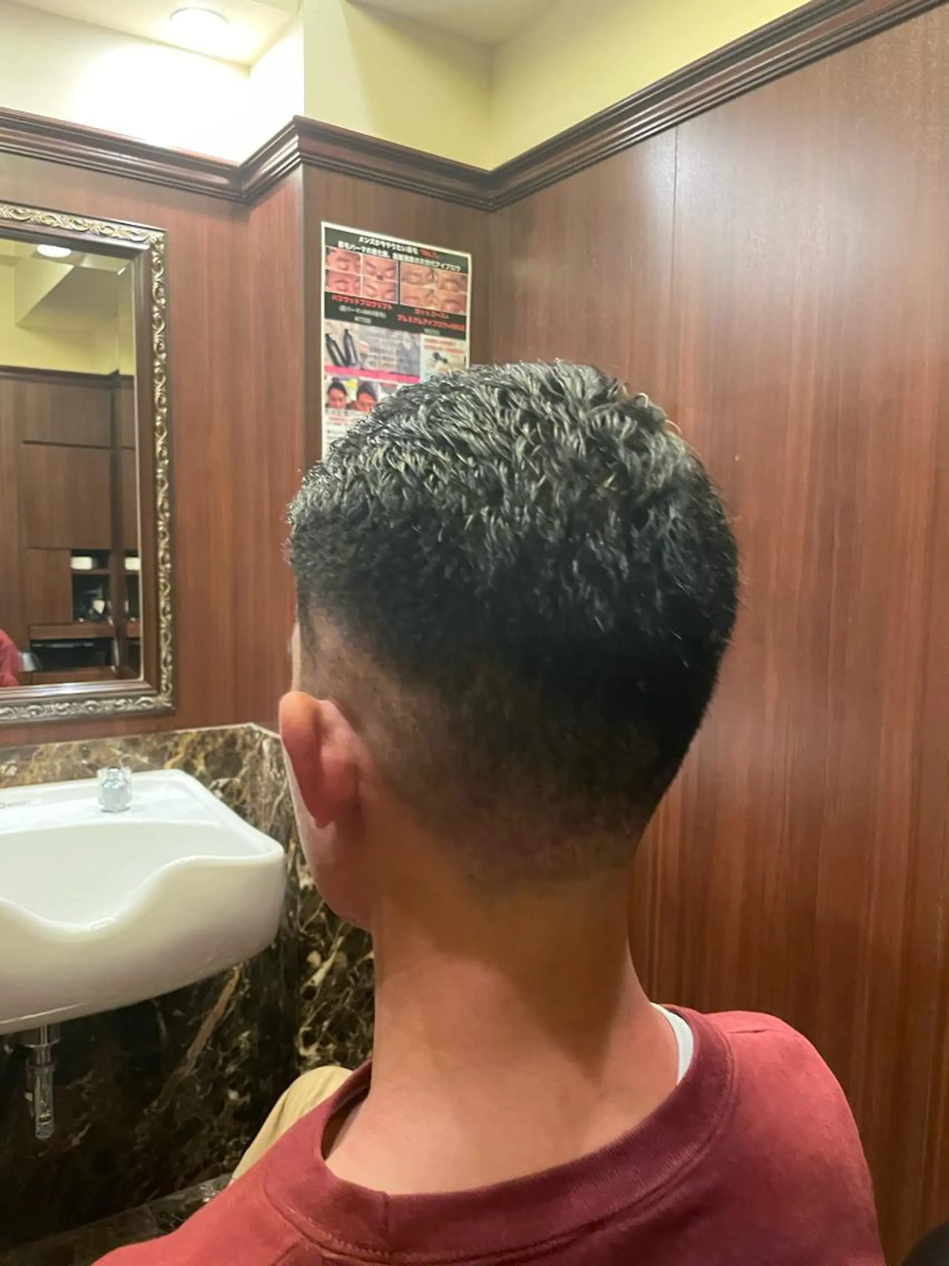 メンズ ヒロ銀座　　バーバーショップ新宿店所属・横尾 太尊ビジネススタイルのヘアスタイル