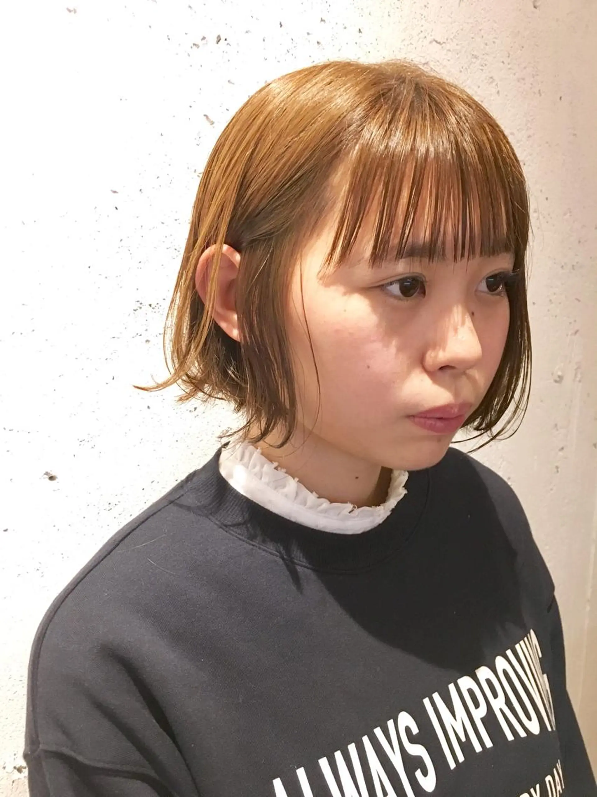 ショート カラー 透明感カラー イルミナカラー Fuuu《フゥ》所属・シノザキ シンゴのヘアスタイル