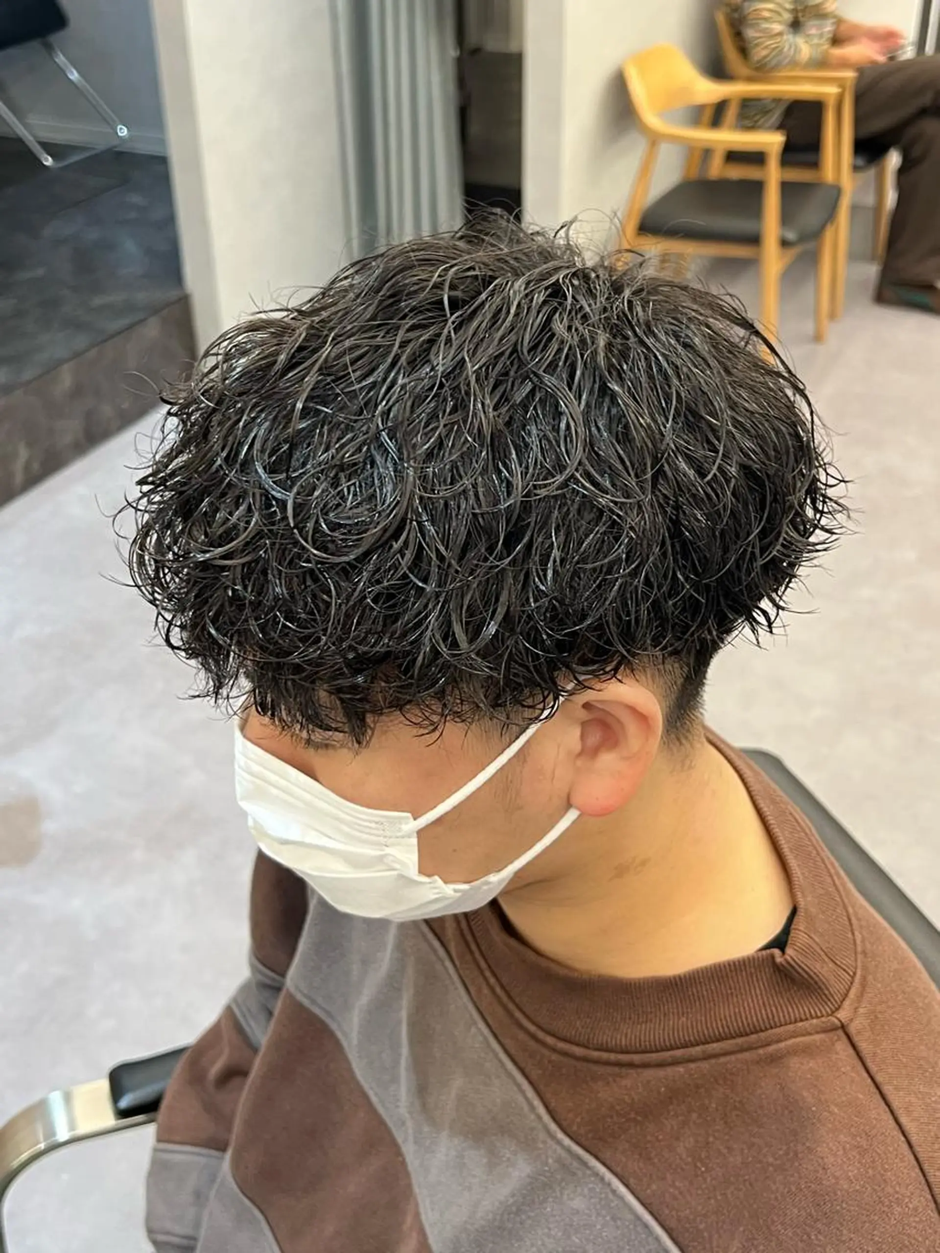 パーマ メンズ 浜野 泰斗のヘアスタイル