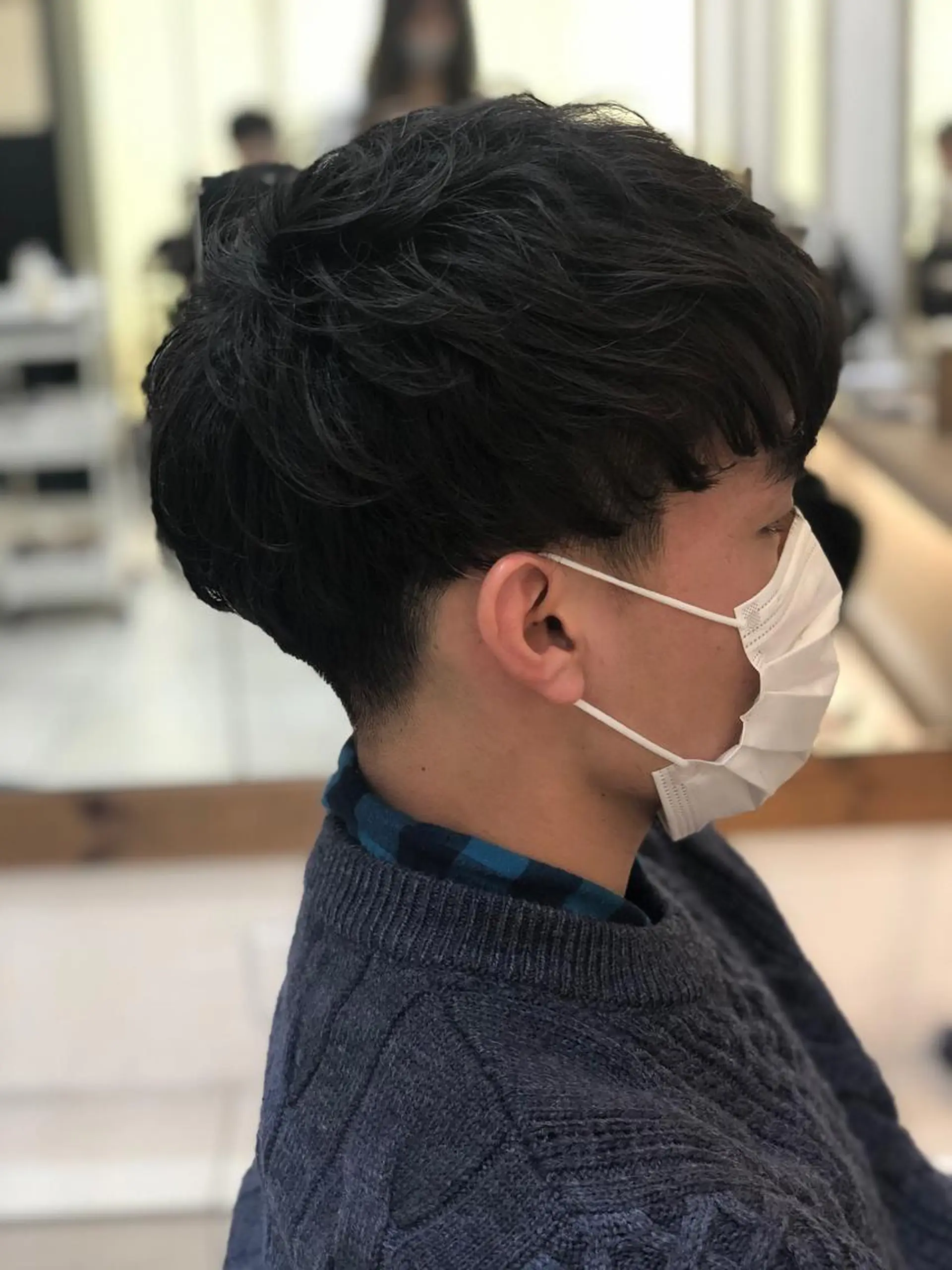 パーマ メンズ メンズパーマ 艶質改善/縮毛矯正 ササキナツミのヘアスタイル