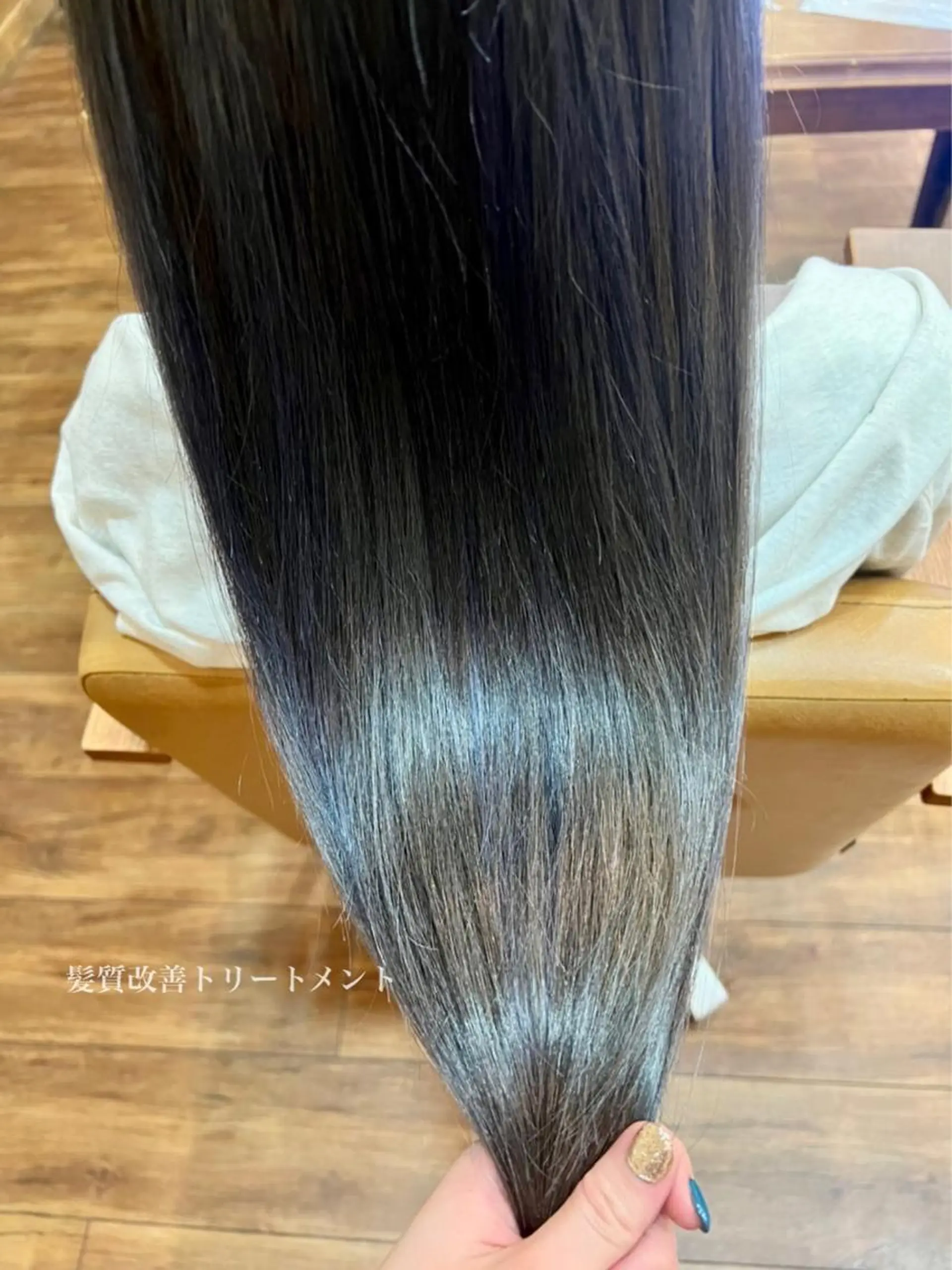 ロング カット ヘアカラー トリートメント 中村咲月/髪質改善 /耳つぼジュエリーのヘアスタイル