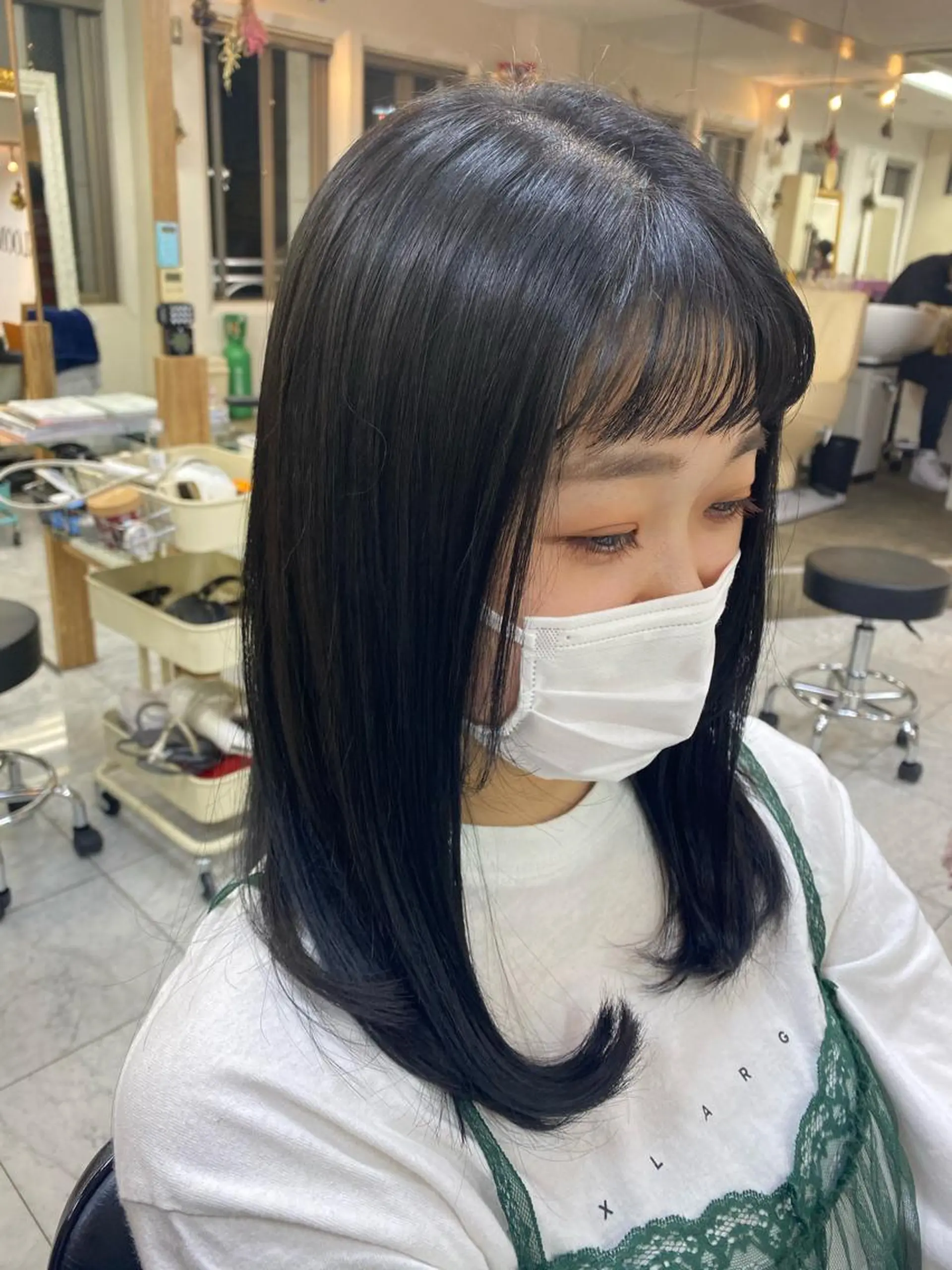 セミロング カラー カット ヘアカラー トリートメント 髪質改善/艶カラー /梅田/菅野🌟のヘアスタイル