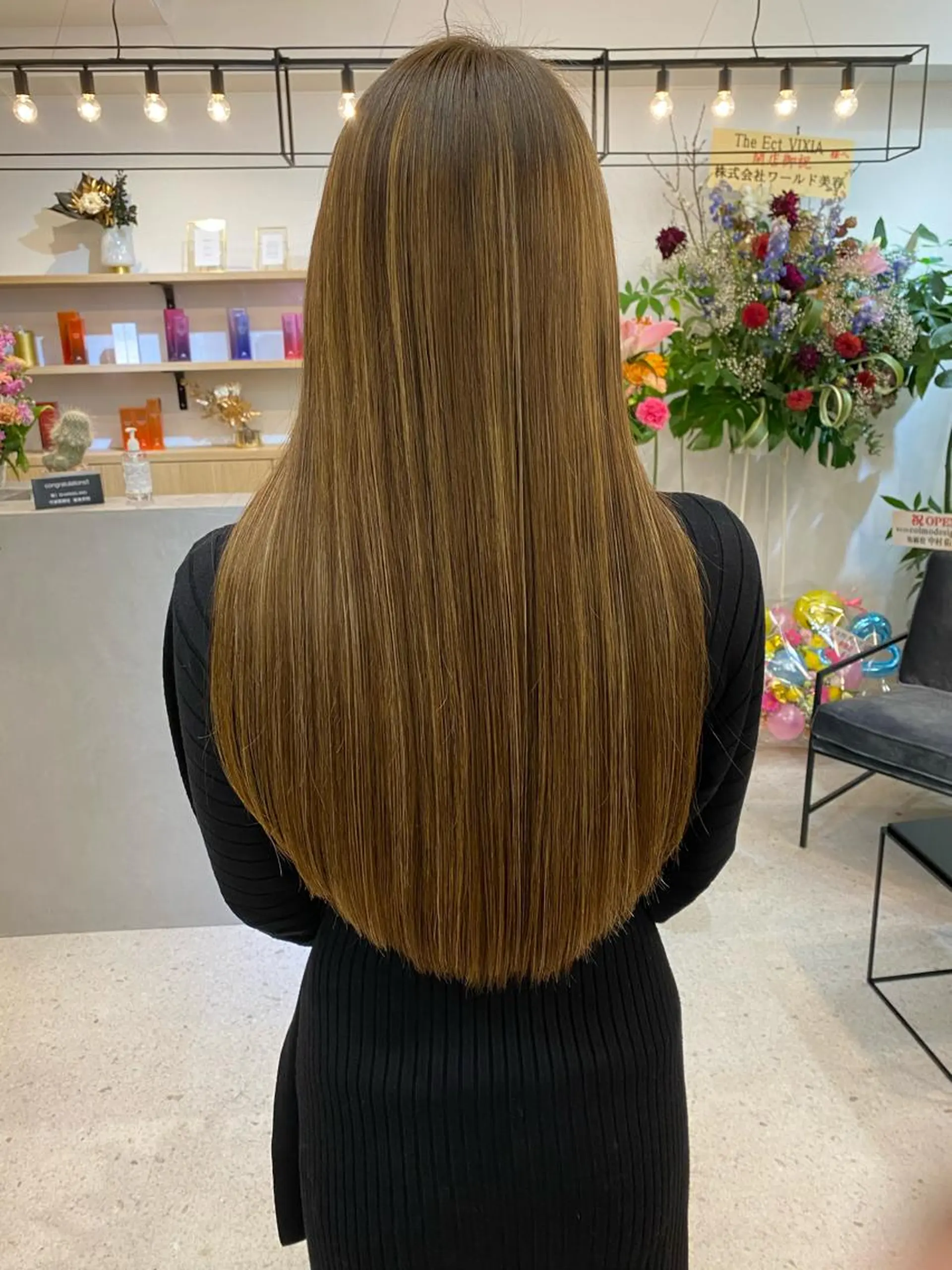 ロング カラー ヘアアレンジ マツエク・マツパ 髪質改善 トリートメント カット 縮毛矯正 ボブ、縮毛矯正👑 心斎橋/高城涼也のヘアスタイル