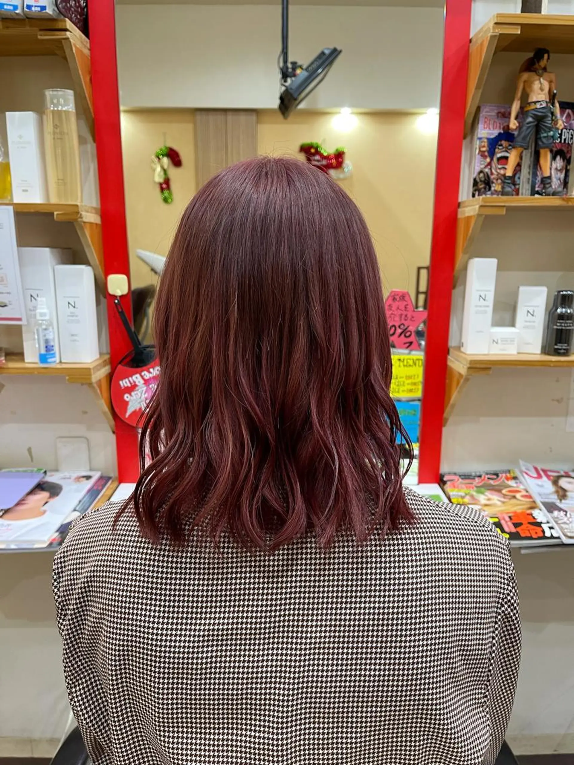 ミディアム ヘアカラー たけい ゆうきのヘアスタイル