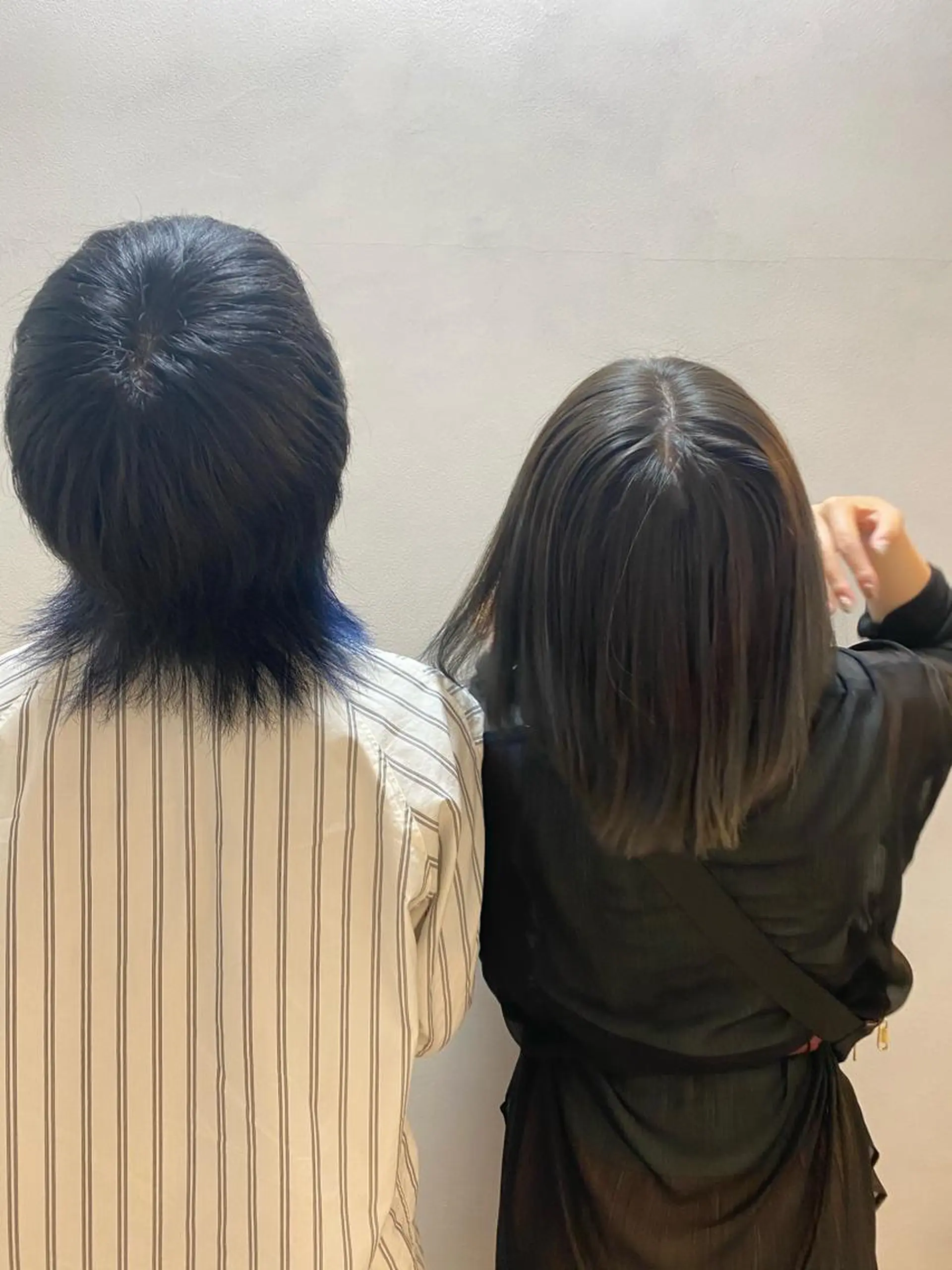 カラー 堀結香/顔まわり レイヤー/蒲生四丁目のヘアスタイル