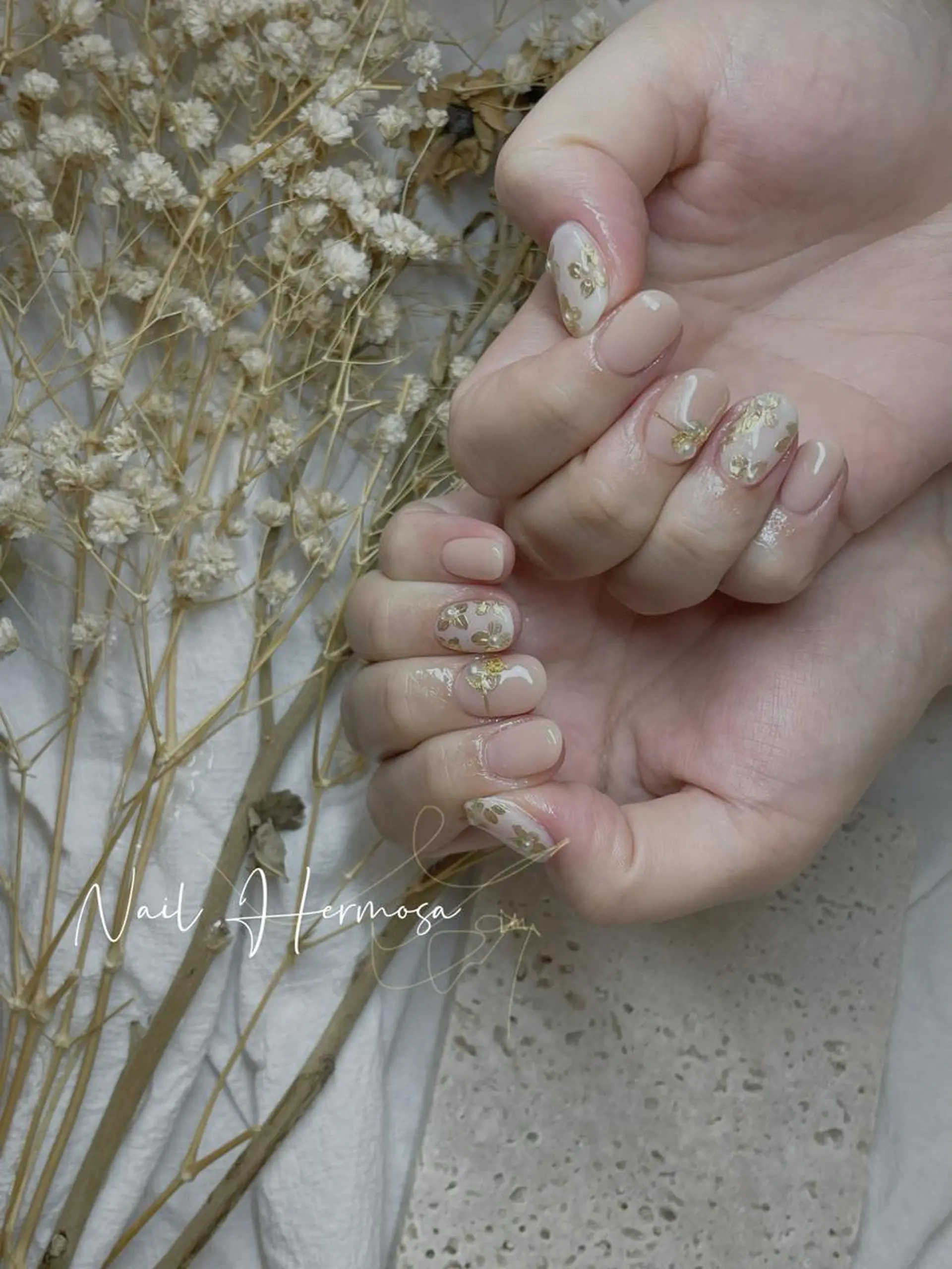 ネイル 桜ネイル 長さ出し フラッシュネイル フラワーネイル フットネイル ハンドネイル ネイル エルモサのネイルデザイン