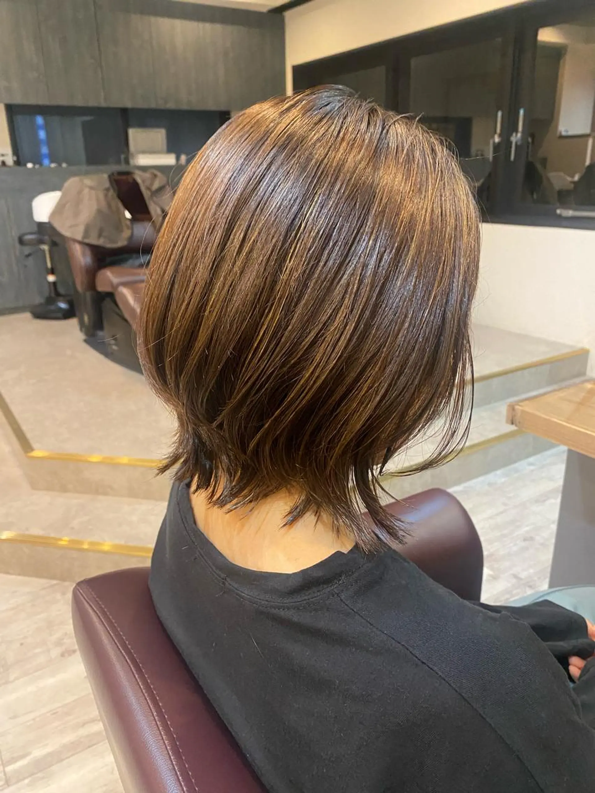 ショート くびれヘア レイヤーカット カット 🍑 モモカ🍑のヘアスタイル