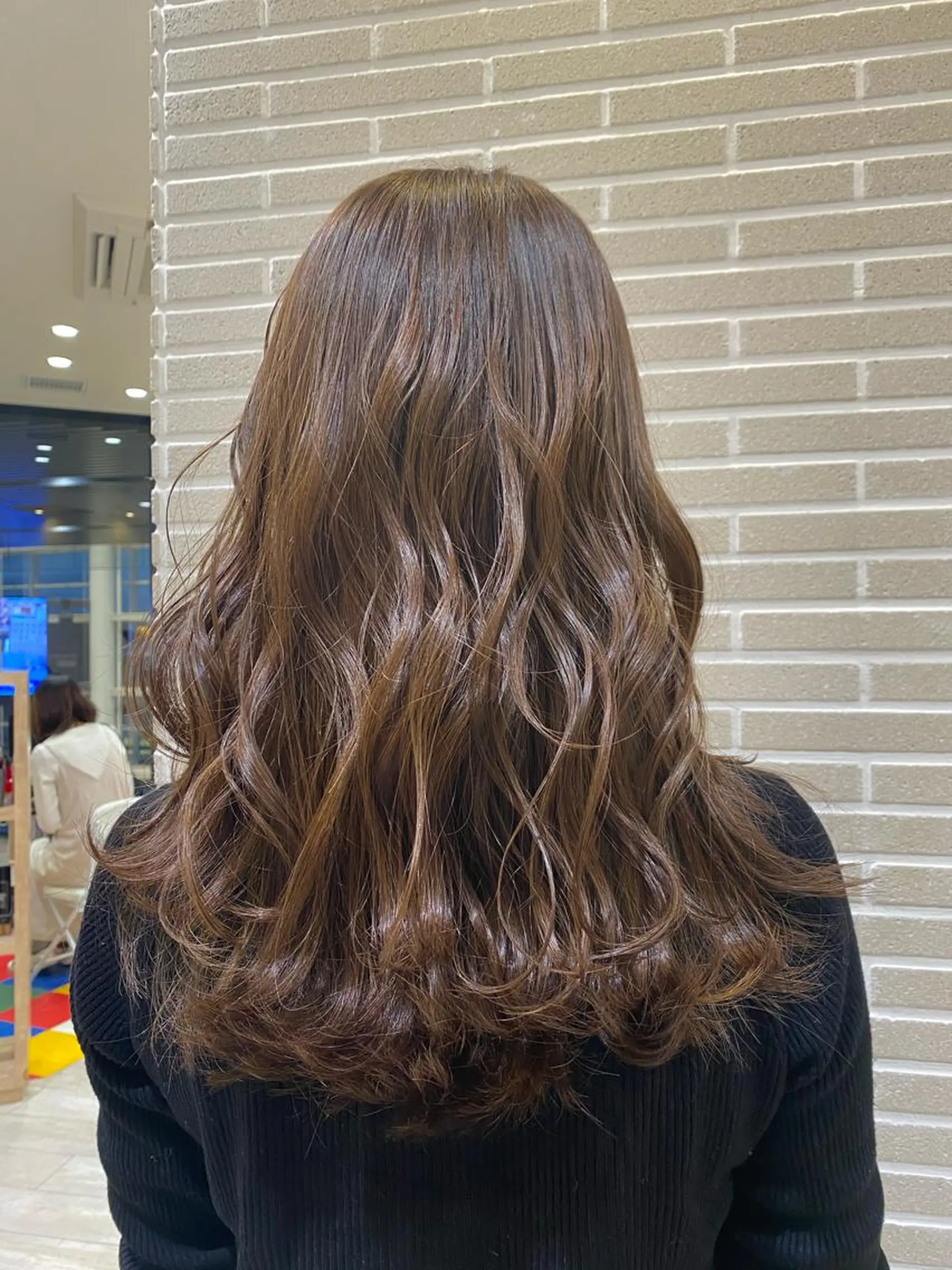 ロング カット ヘアカラー トリートメント 植田 菜月のヘアスタイル