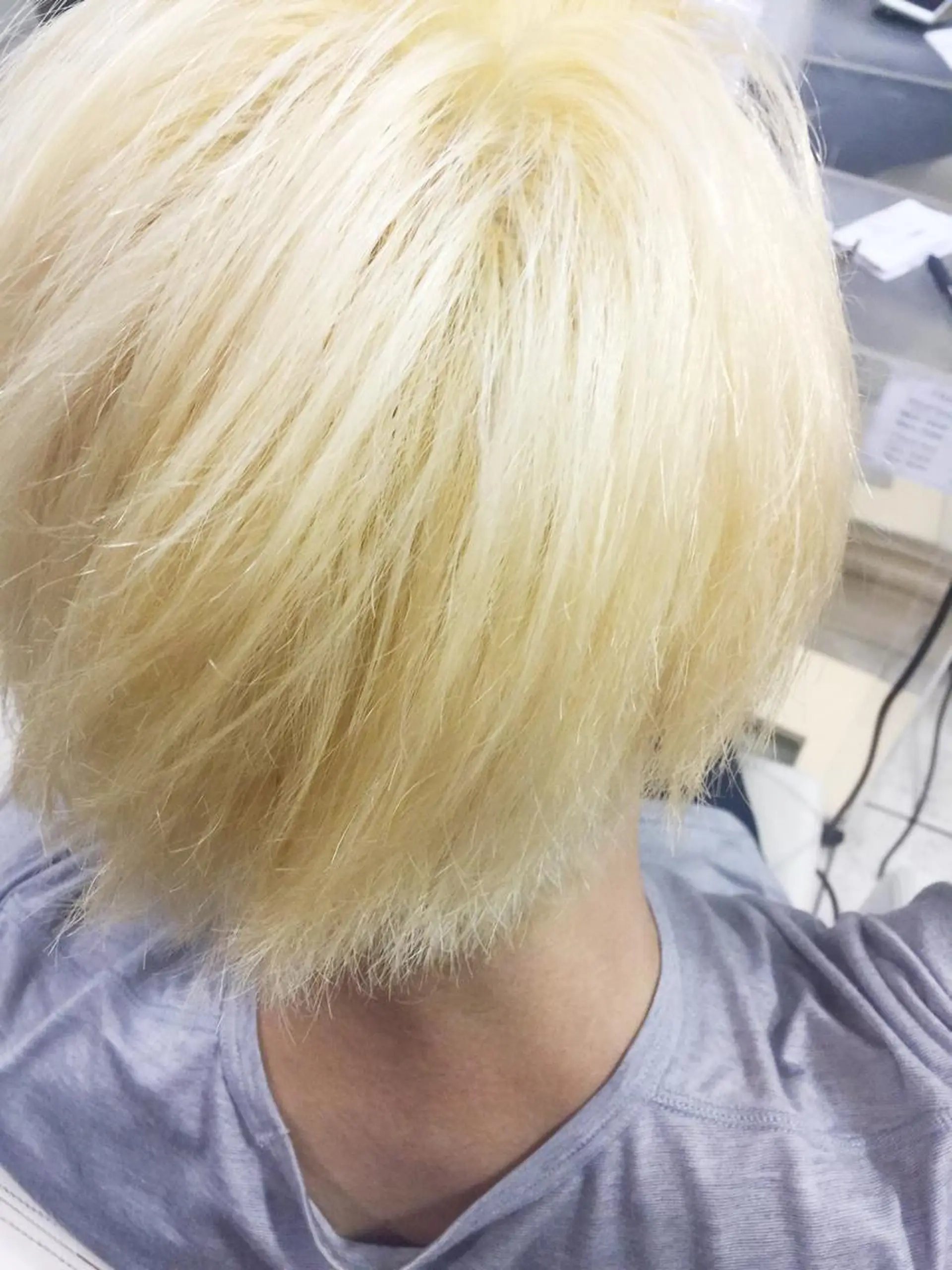 ショート カラー メンズ ベージュカラー 溝口 和弘のヘアスタイル