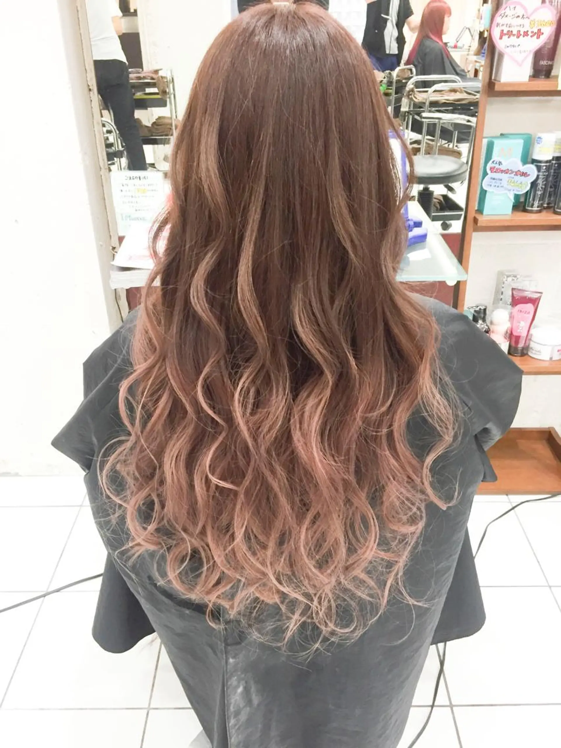ロング カラー ヘアアレンジ モテ髪透明感❤️ デイズヘアカラーのヘアスタイル