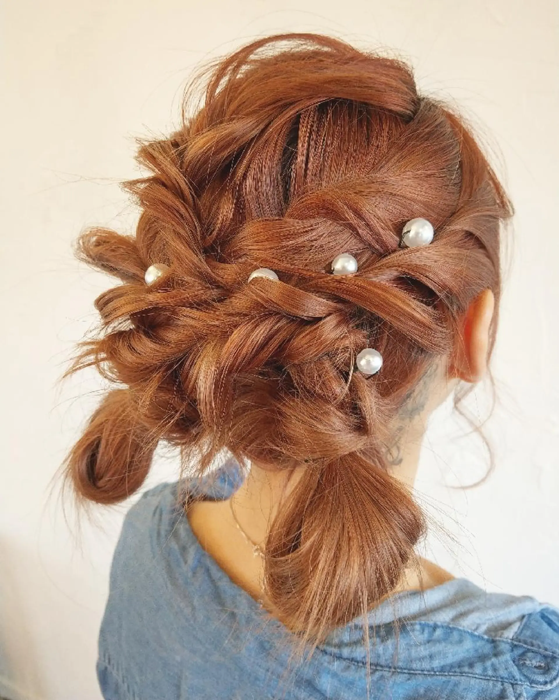 セミロング カラー ヘアアレンジ パーマ アディクシーカラー ブリーチ ケアブリーチ ヘアカラー トリートメント Add9 柳田健登のヘアスタイル