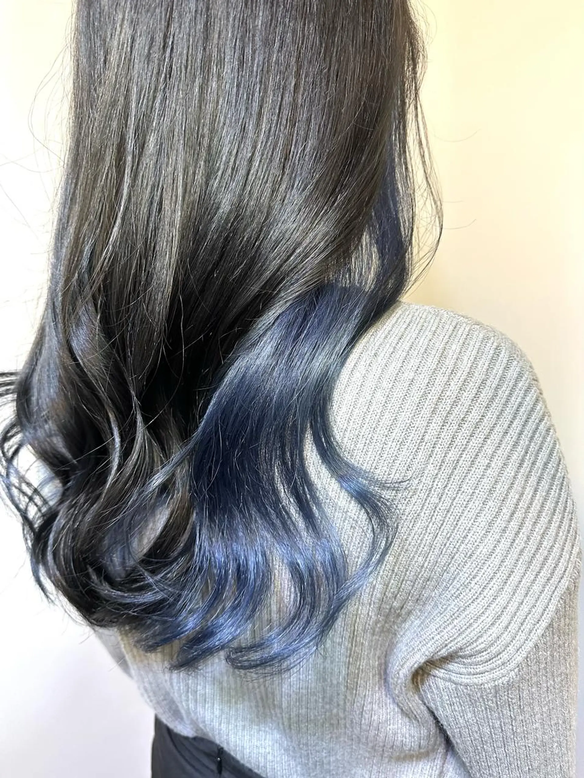 ロング カラー ヘアカラー ブリーチ毛対応酸性 ストレート🌈サキのヘアスタイル