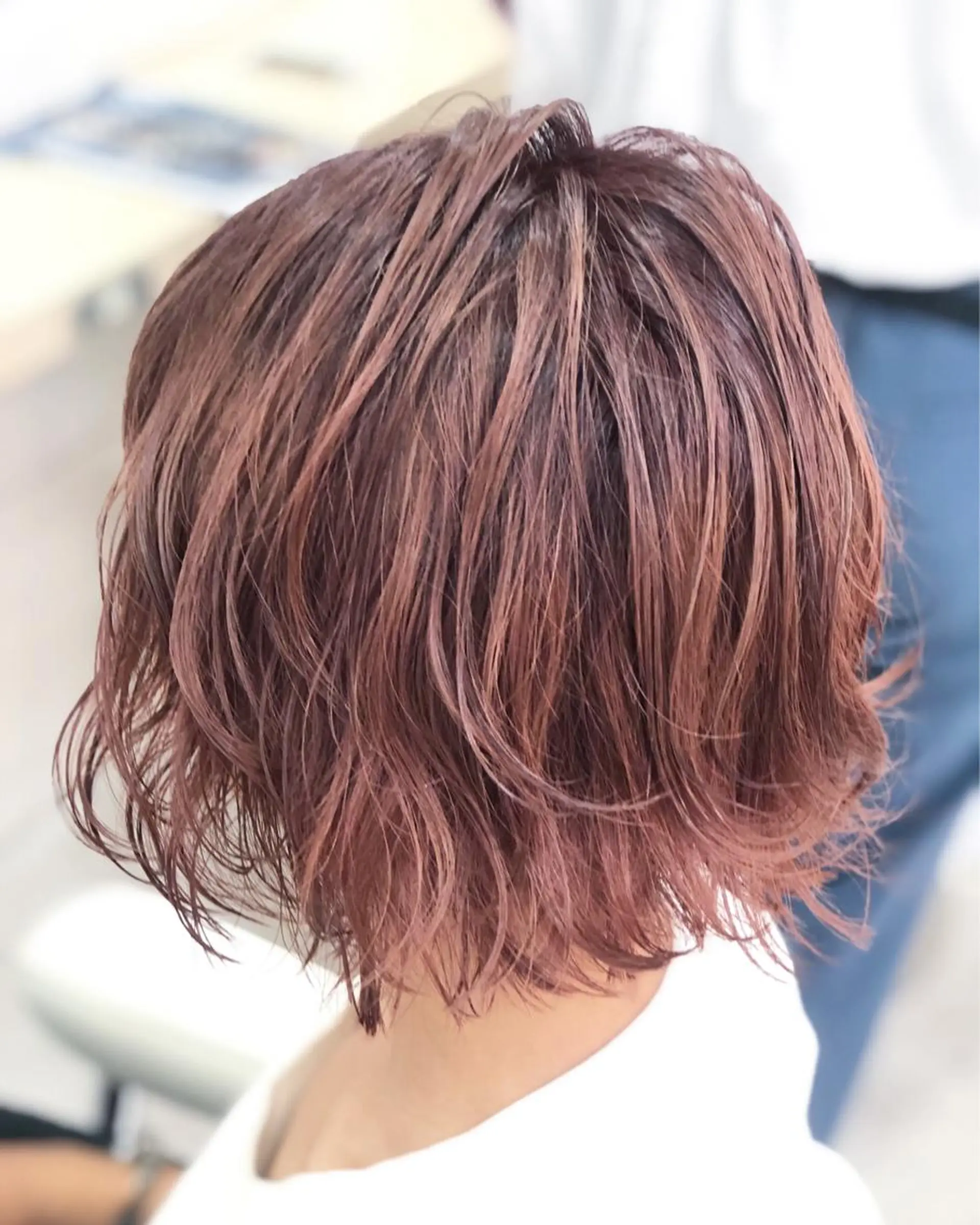 カラー ピンクカラー 💙髪質改善 💙和田💙のヘアスタイル
