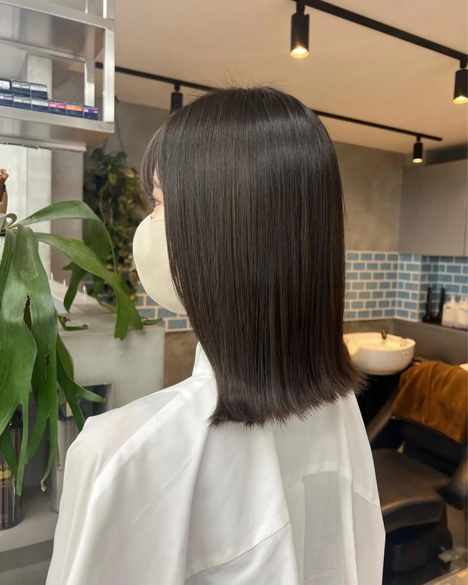 ミディアム カラー 透明感カラー 韓国ヘア 🎀華澄のヘアスタイル