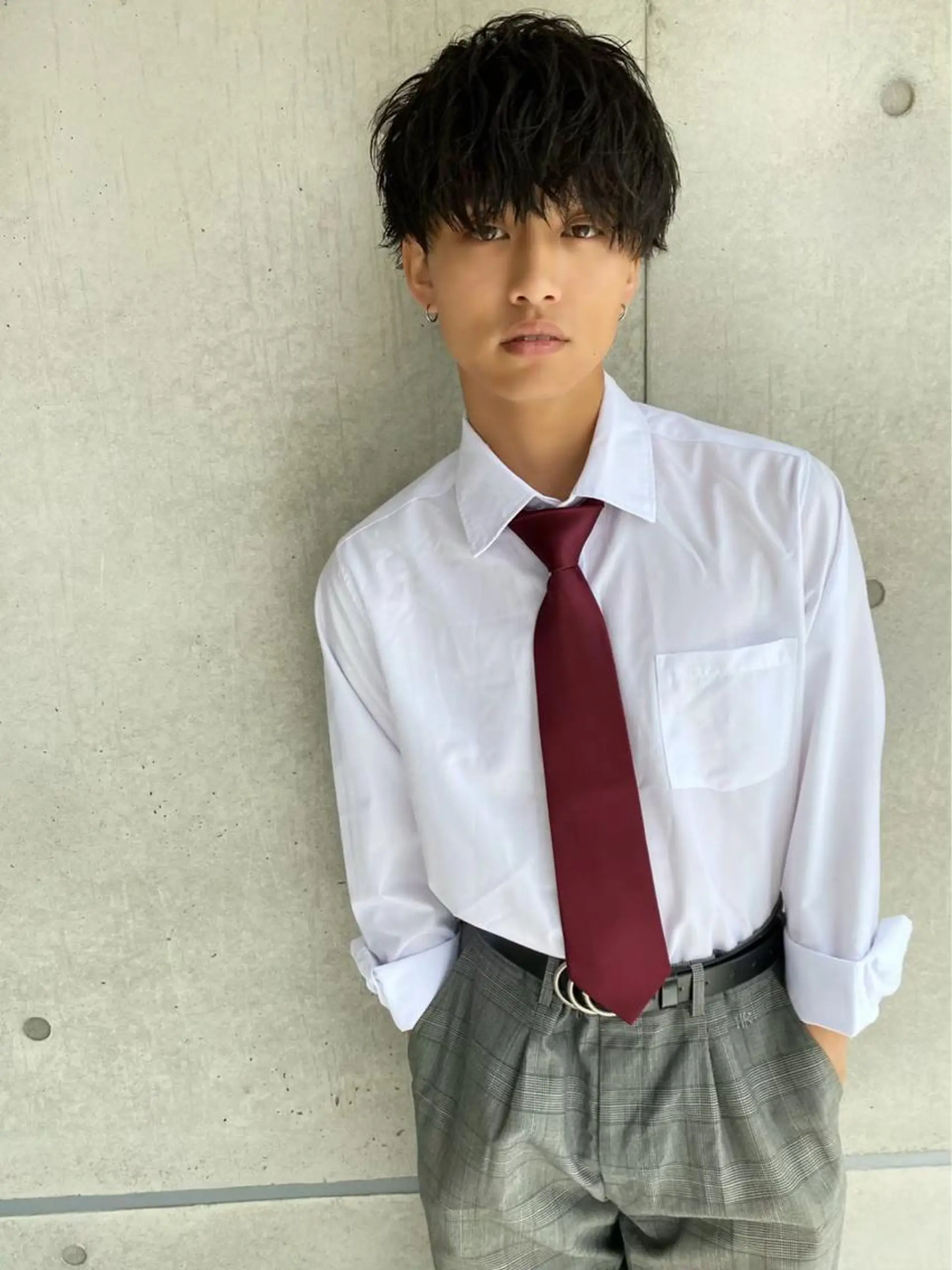 ショート カラー パーマ メンズ 【メンズサロン】 BLUCK 横浜のヘアスタイル