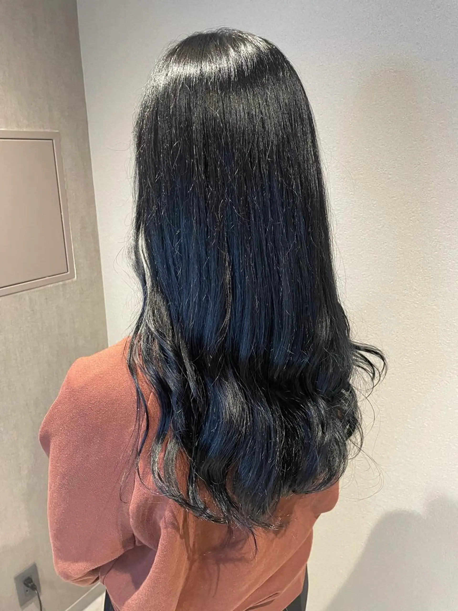 ロング カラー パーマ、ストパー モデル募集、ちはるのヘアスタイル