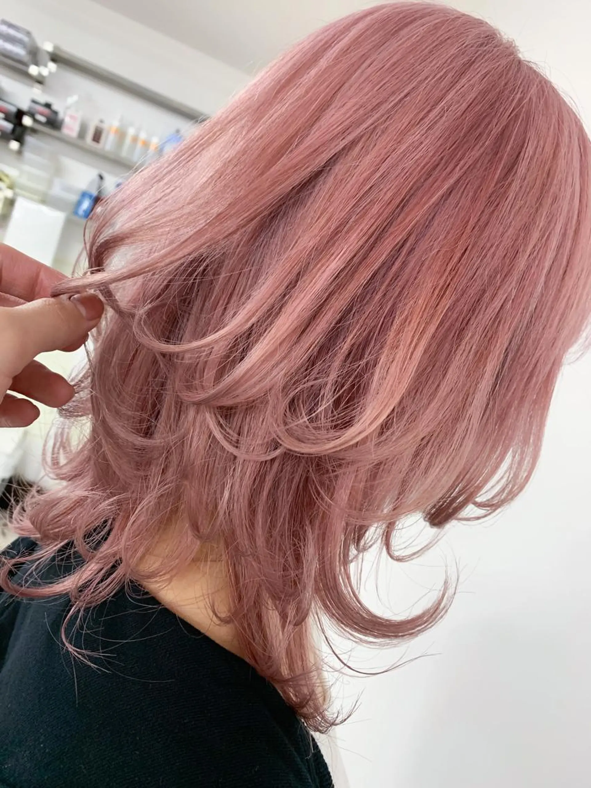 セミロング ヘアカラー トリートメント 🥇近藤 恭輔🥇 Recharme新保のヘアスタイル