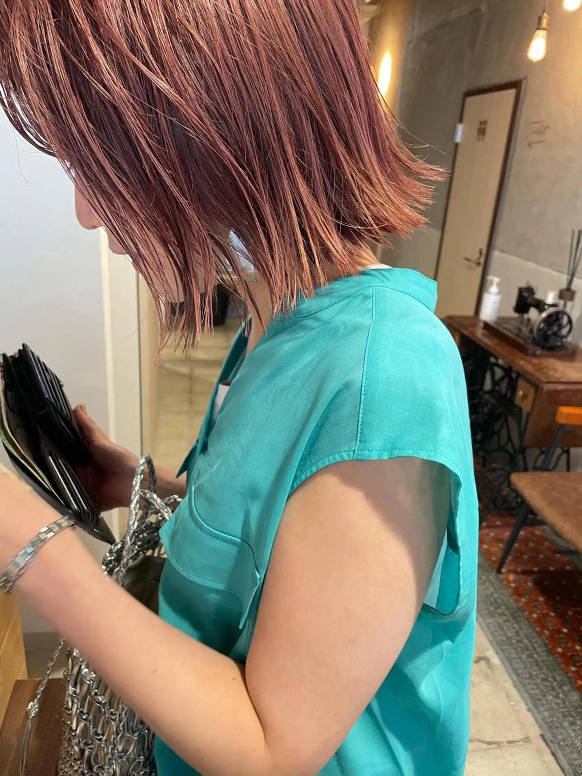 ミディアム カット ヘアカラー トリートメント さの あやねのヘアスタイル