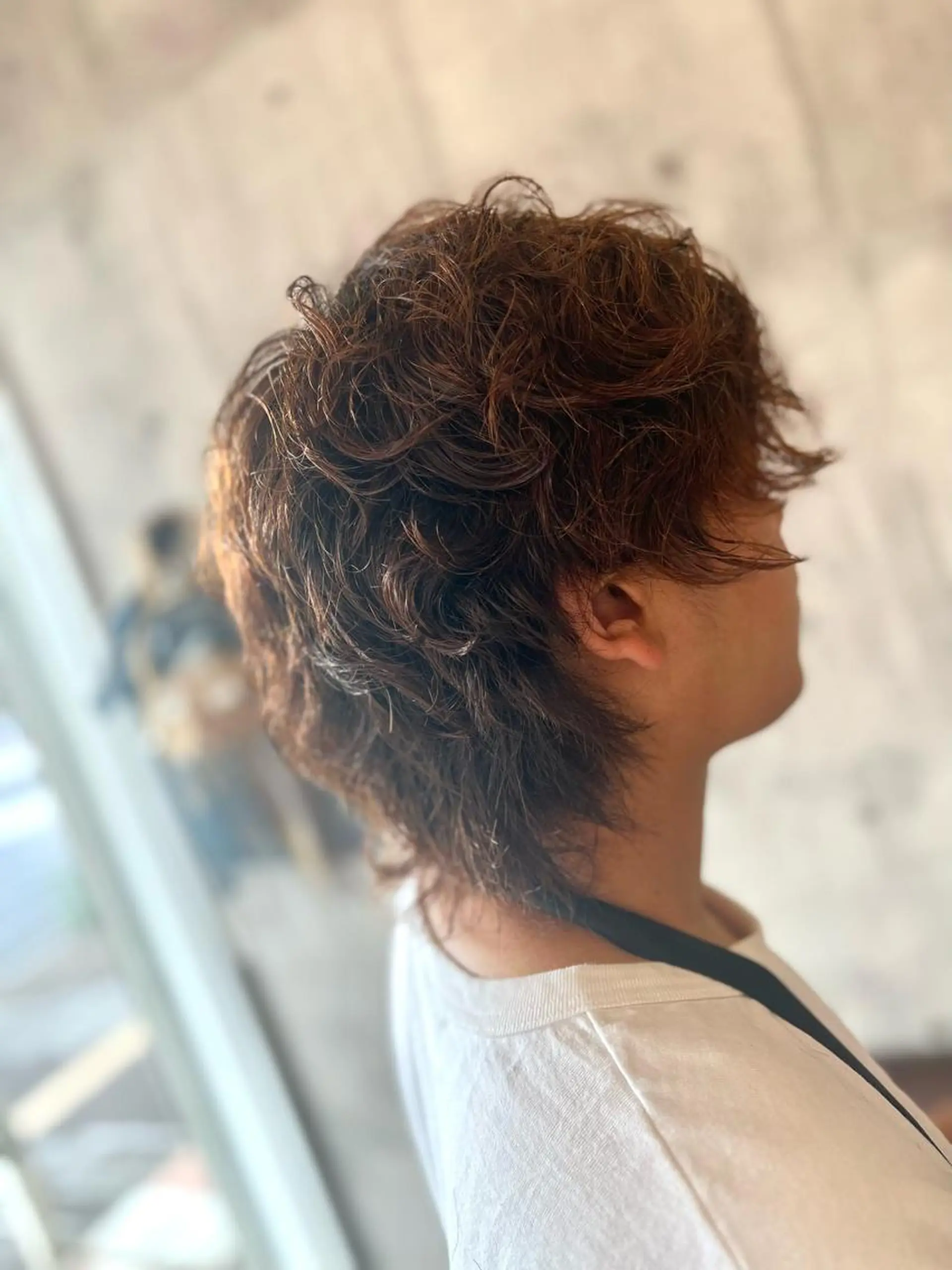 ミディアム パーマ ミディアムパーマ くせ毛 カット パーマ Style Tのヘアスタイル