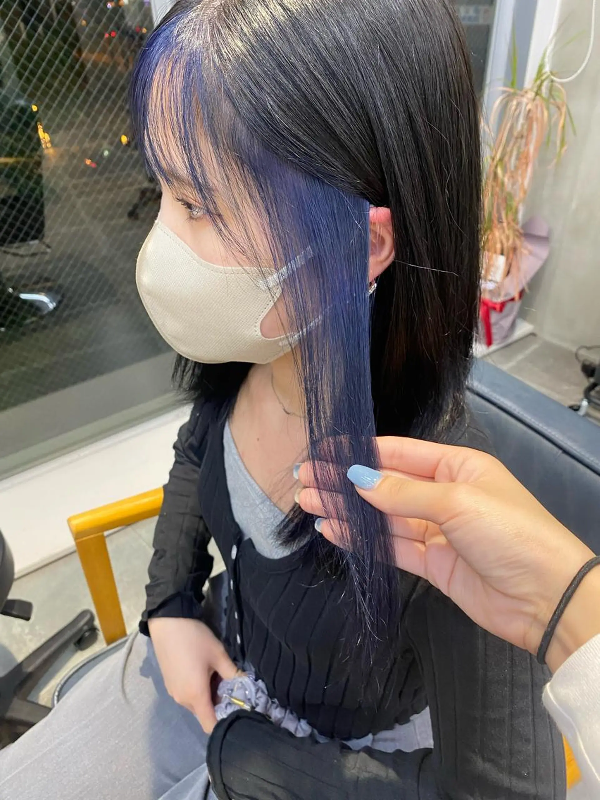 ミディアム カラー 韓国×髪質改善カラー 💎hinaのヘアスタイル