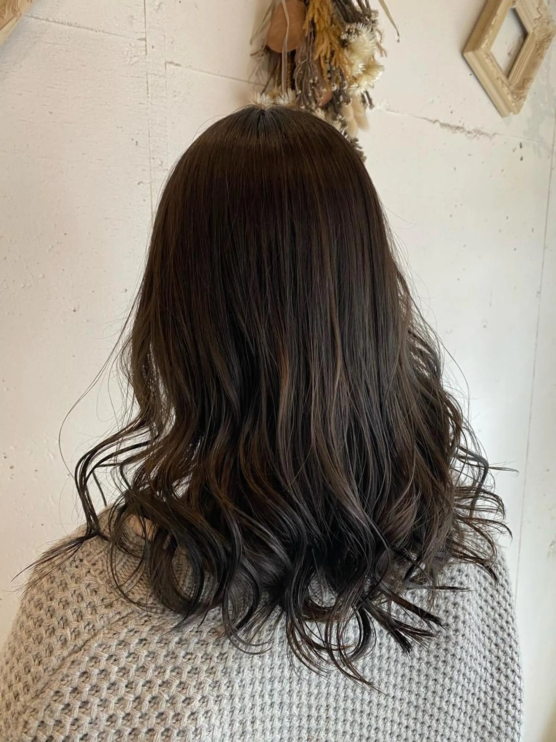 セミロング カラー いまじゅく あおいのヘアスタイル