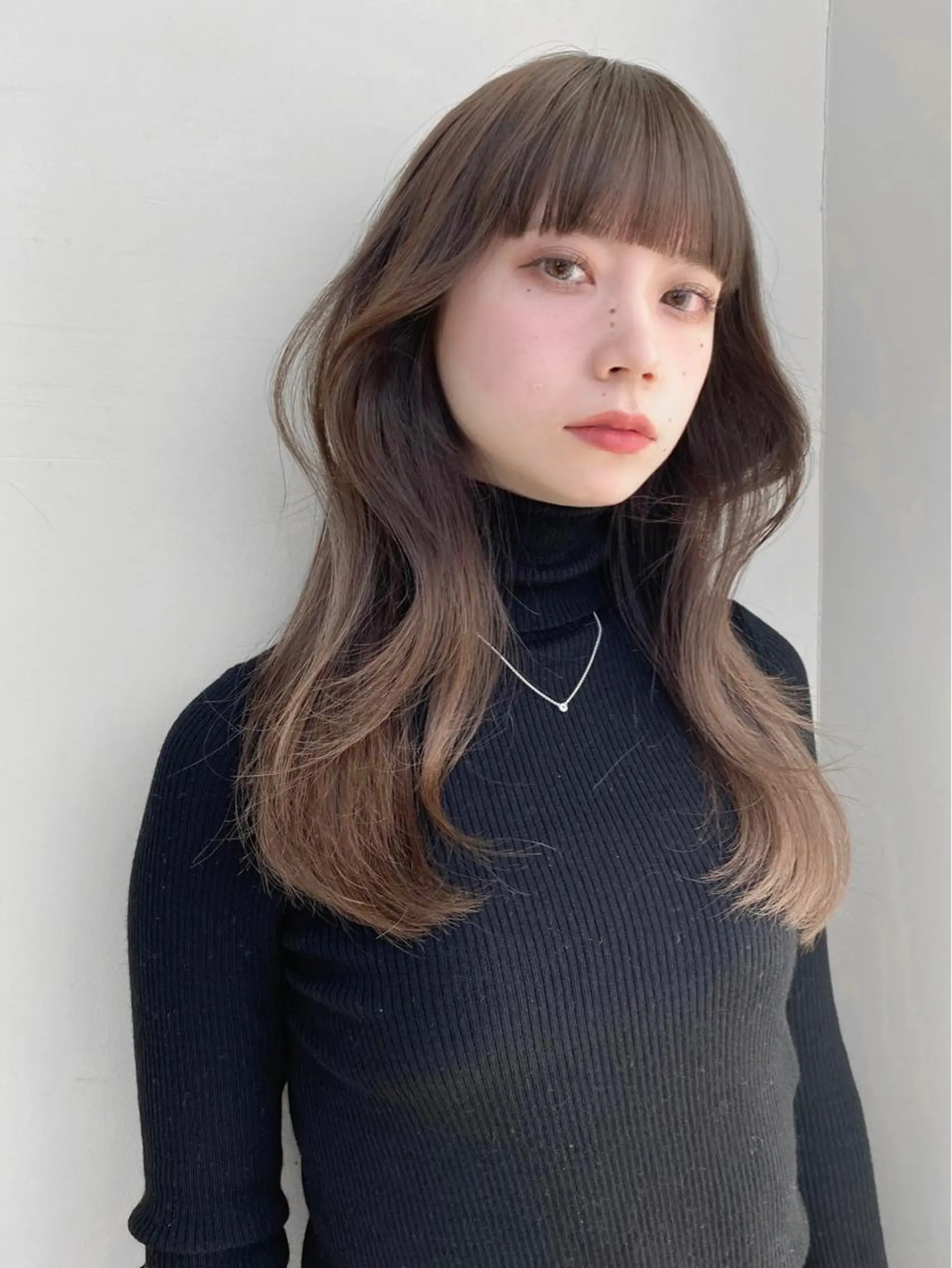 ロング カラー くびれヘア 顔まわりレイヤー レイヤーカット レイヤー/顔周り /透明感🩶高橋大のヘアスタイル