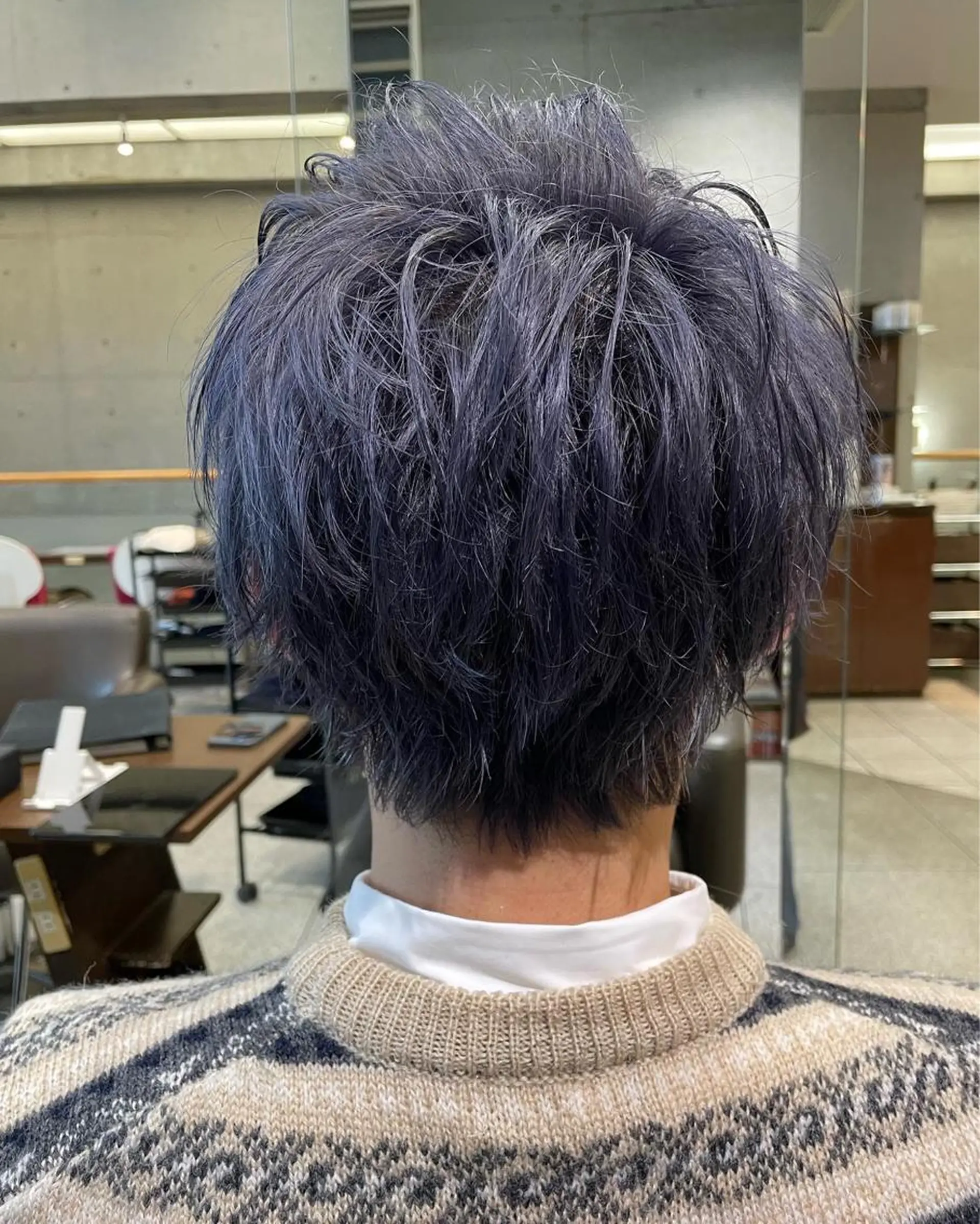 ショート メンズ カット ヘアカラー トリートメント 大栗 佑也  髪質改善のヘアスタイル