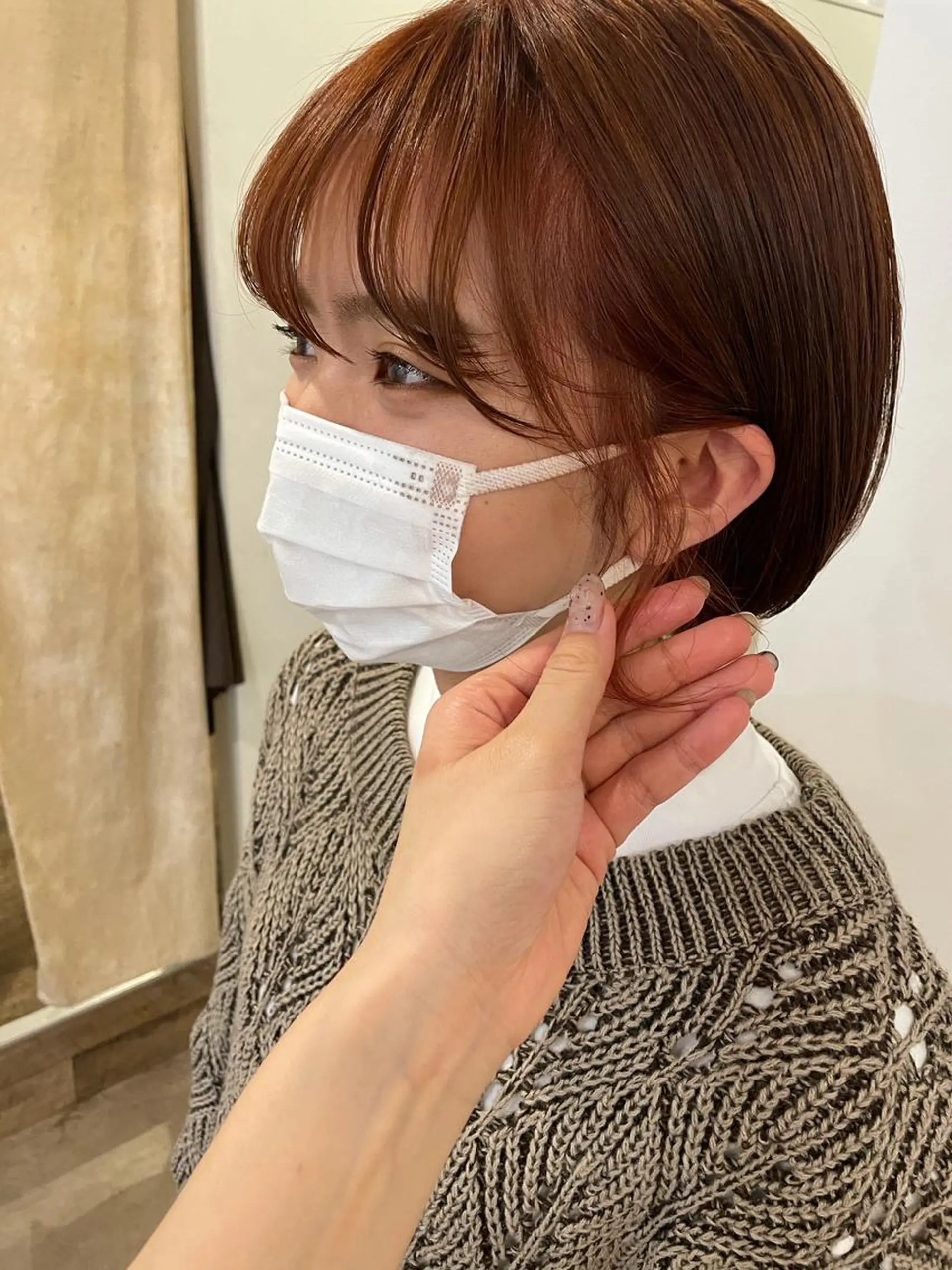 ショート カラー ブリーチ ダブルカラー ブリーチなしカラー 佐藤 永夏のヘアスタイル