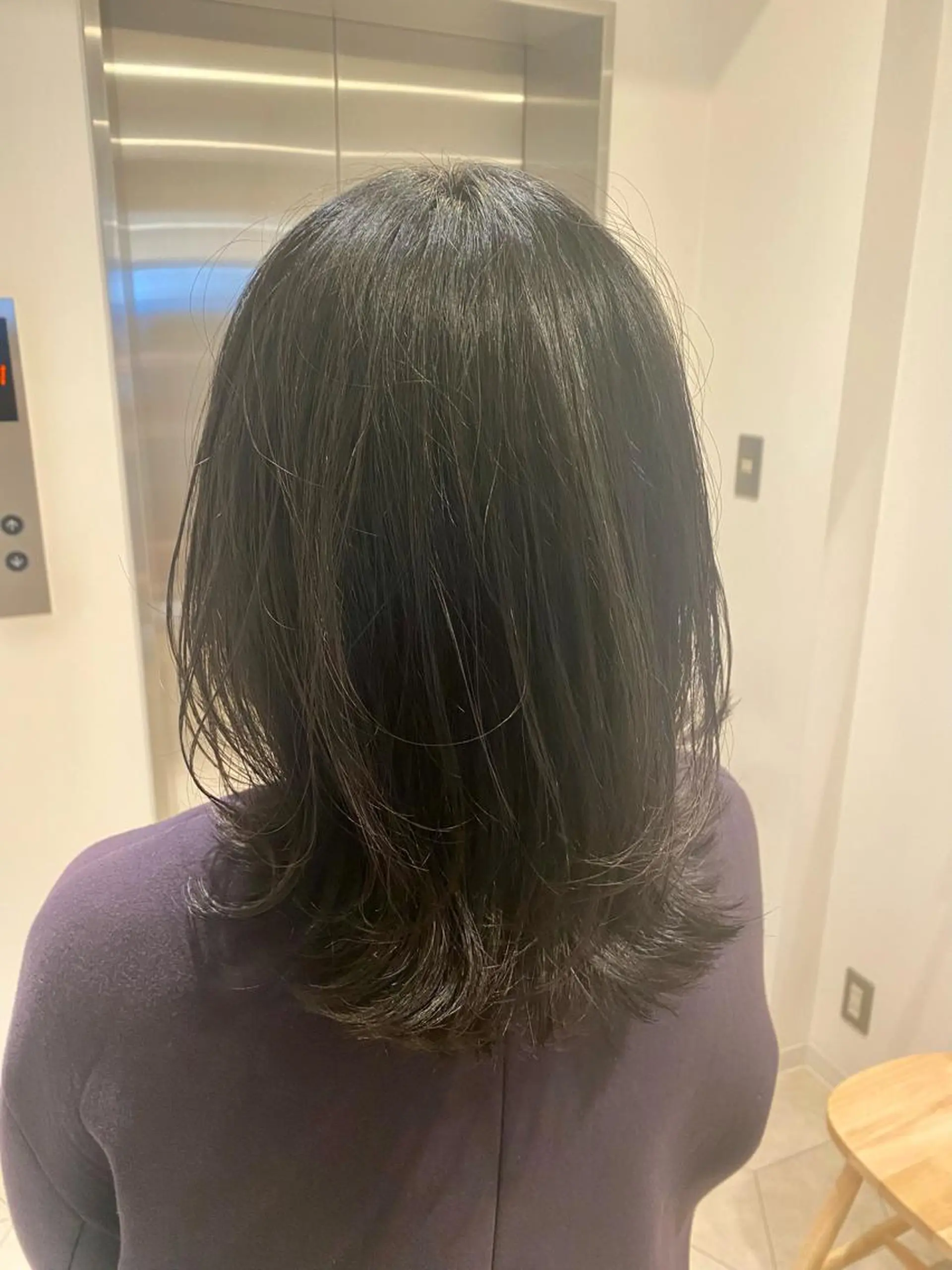 ミディアム 大倉 未波のヘアスタイル