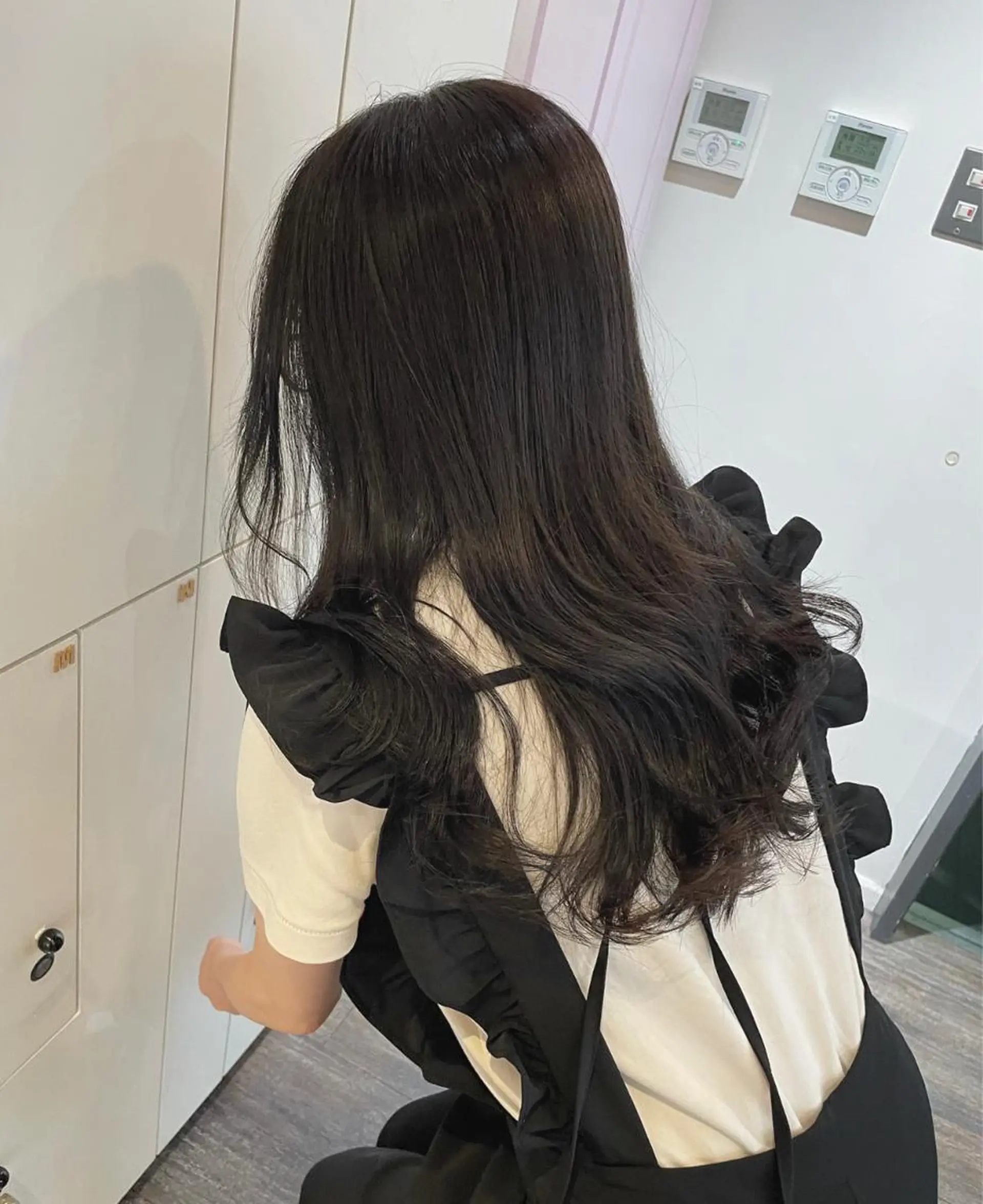 ロング 鎌田 春菜のヘアスタイル